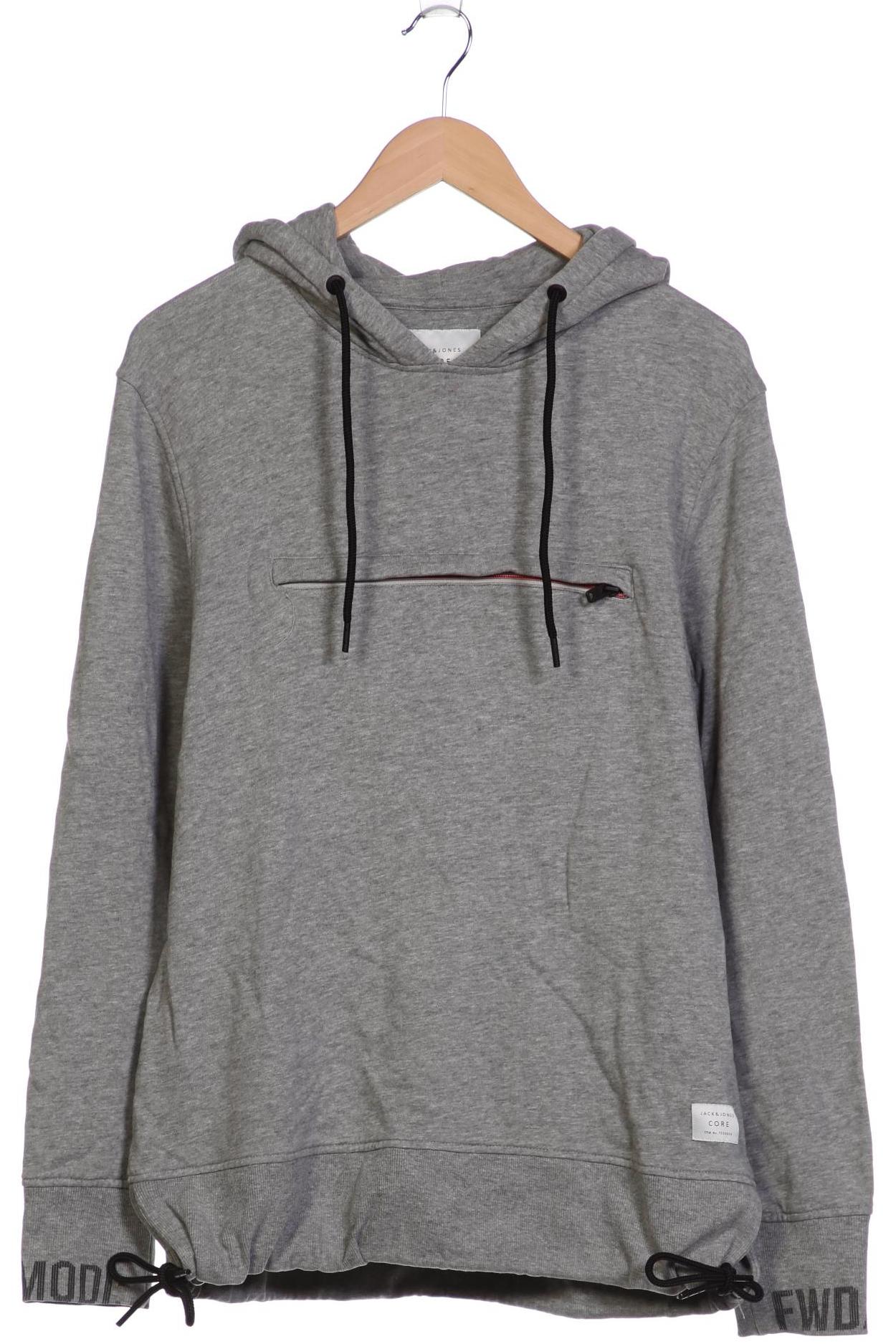 

Jack & Jones Herren Kapuzenpullover, grau, Gr. 52