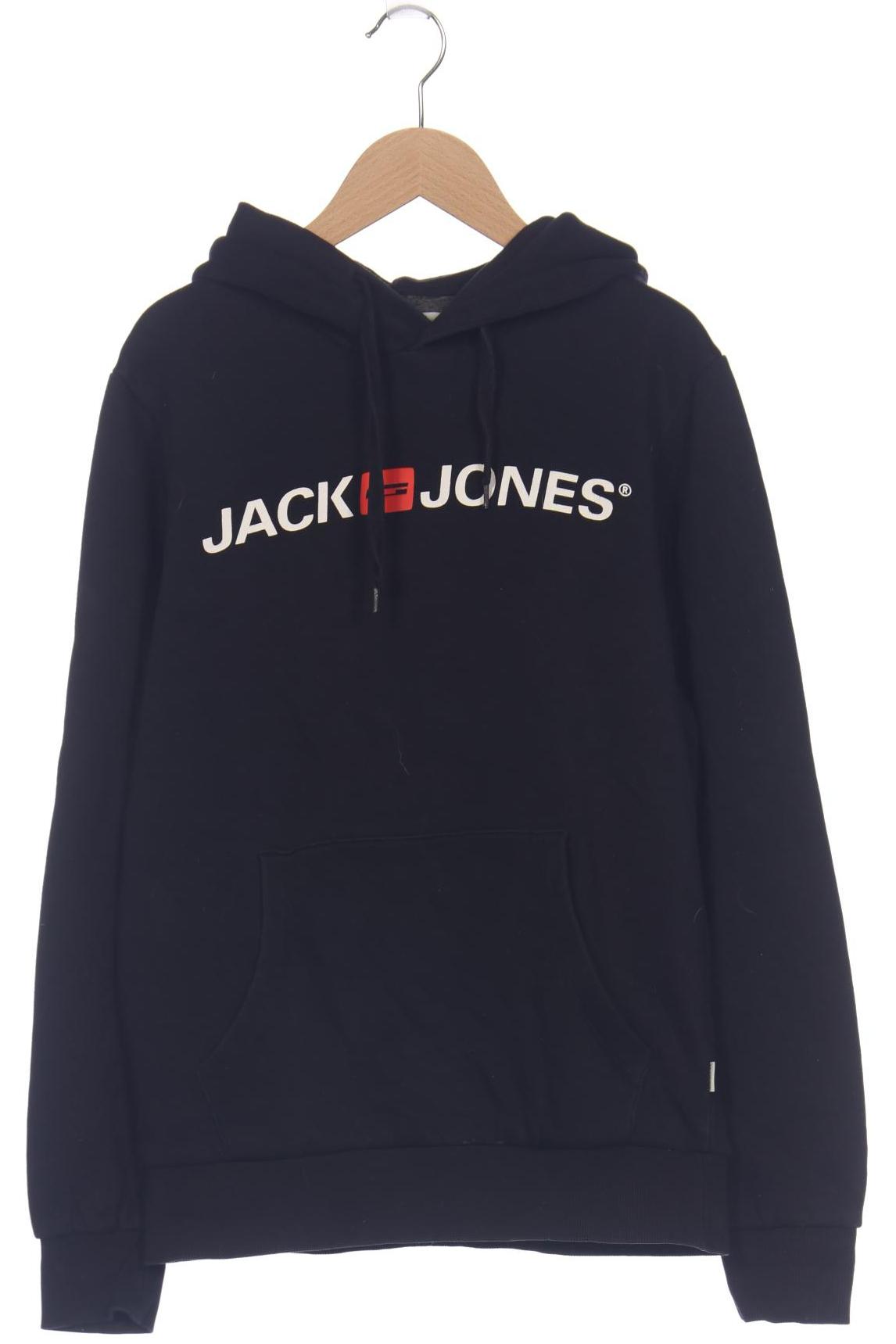 

Jack & Jones Herren Kapuzenpullover, schwarz, Gr. 44