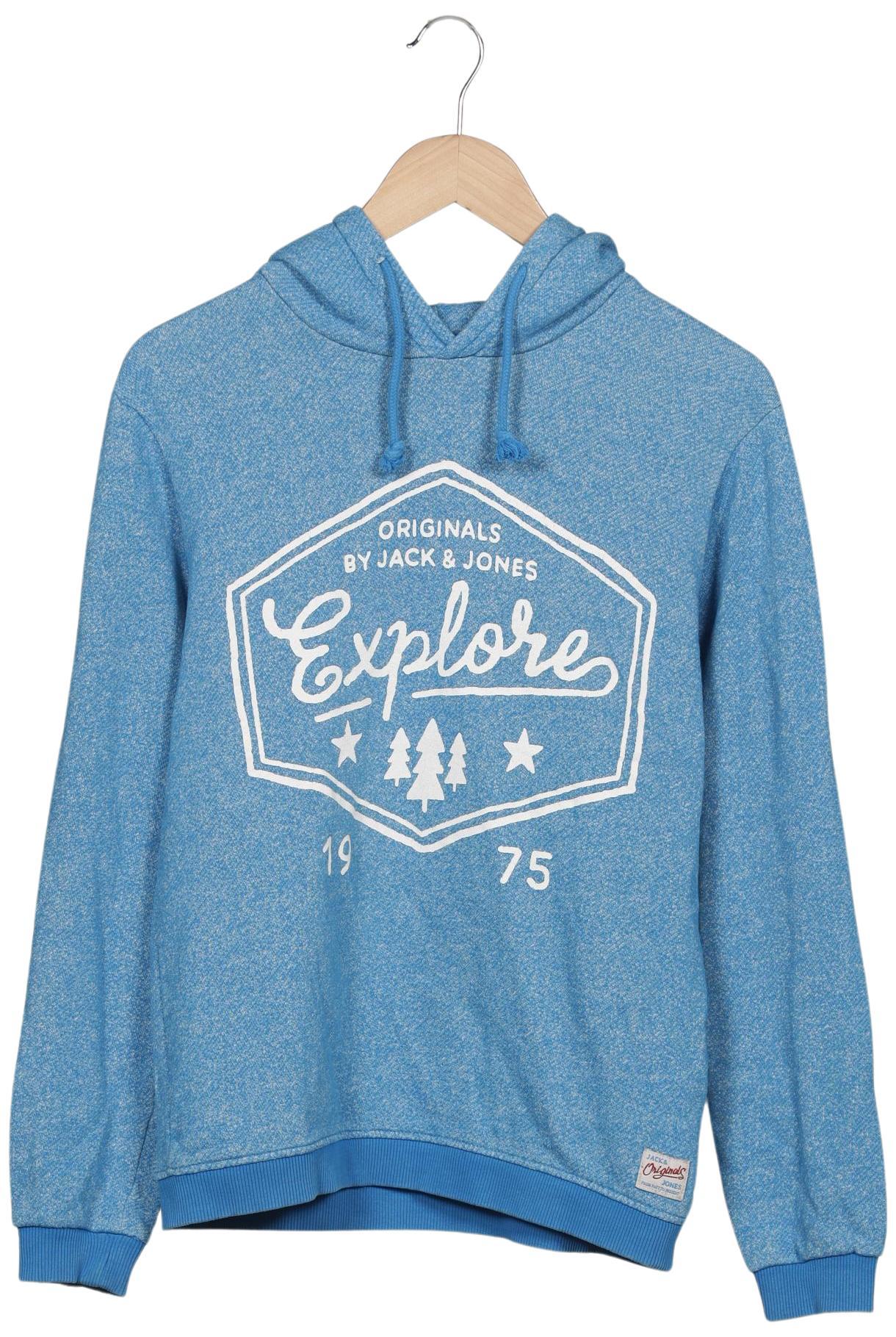 

Jack & Jones Herren Kapuzenpullover, blau, Gr. 46