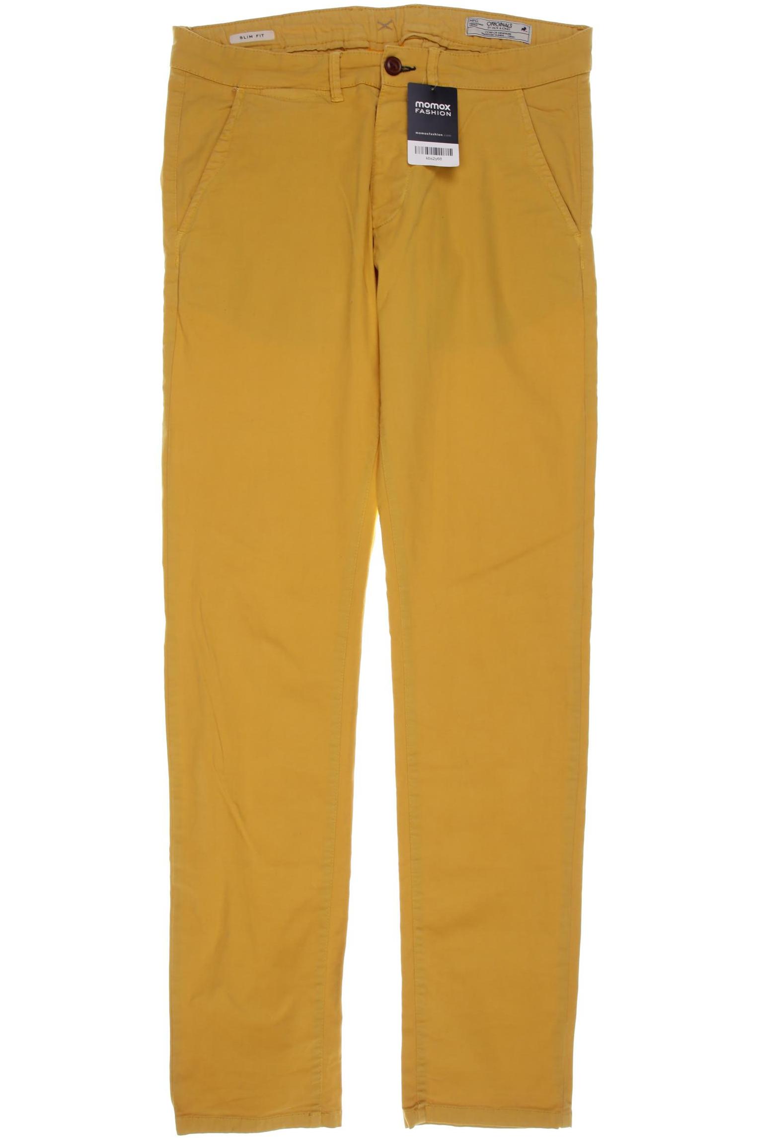 

Jack & Jones Herren Stoffhose, gelb