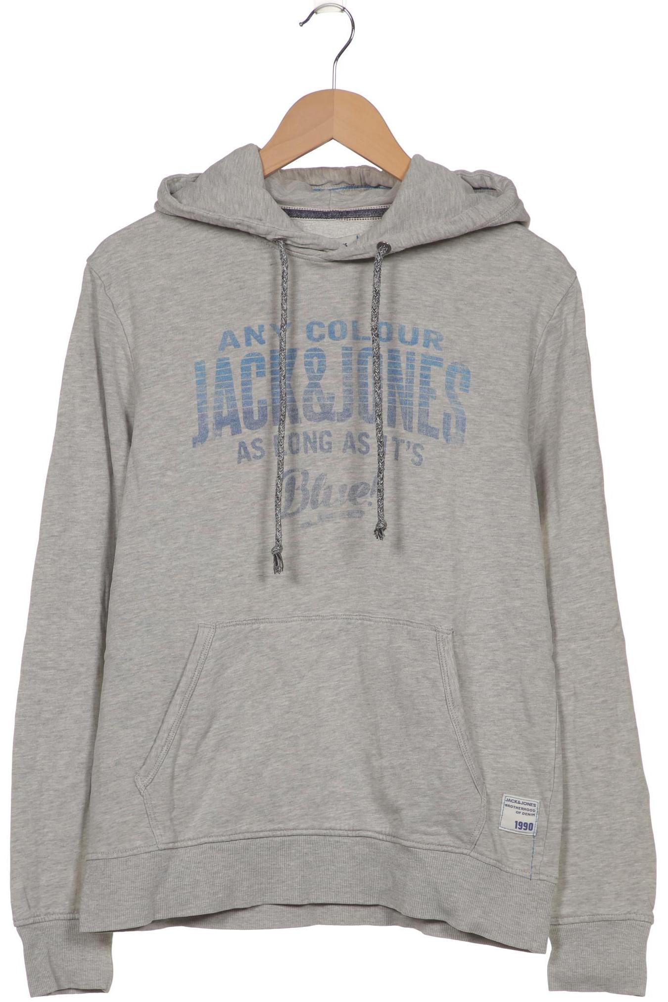 

Jack & Jones Herren Kapuzenpullover, grau, Gr. 52