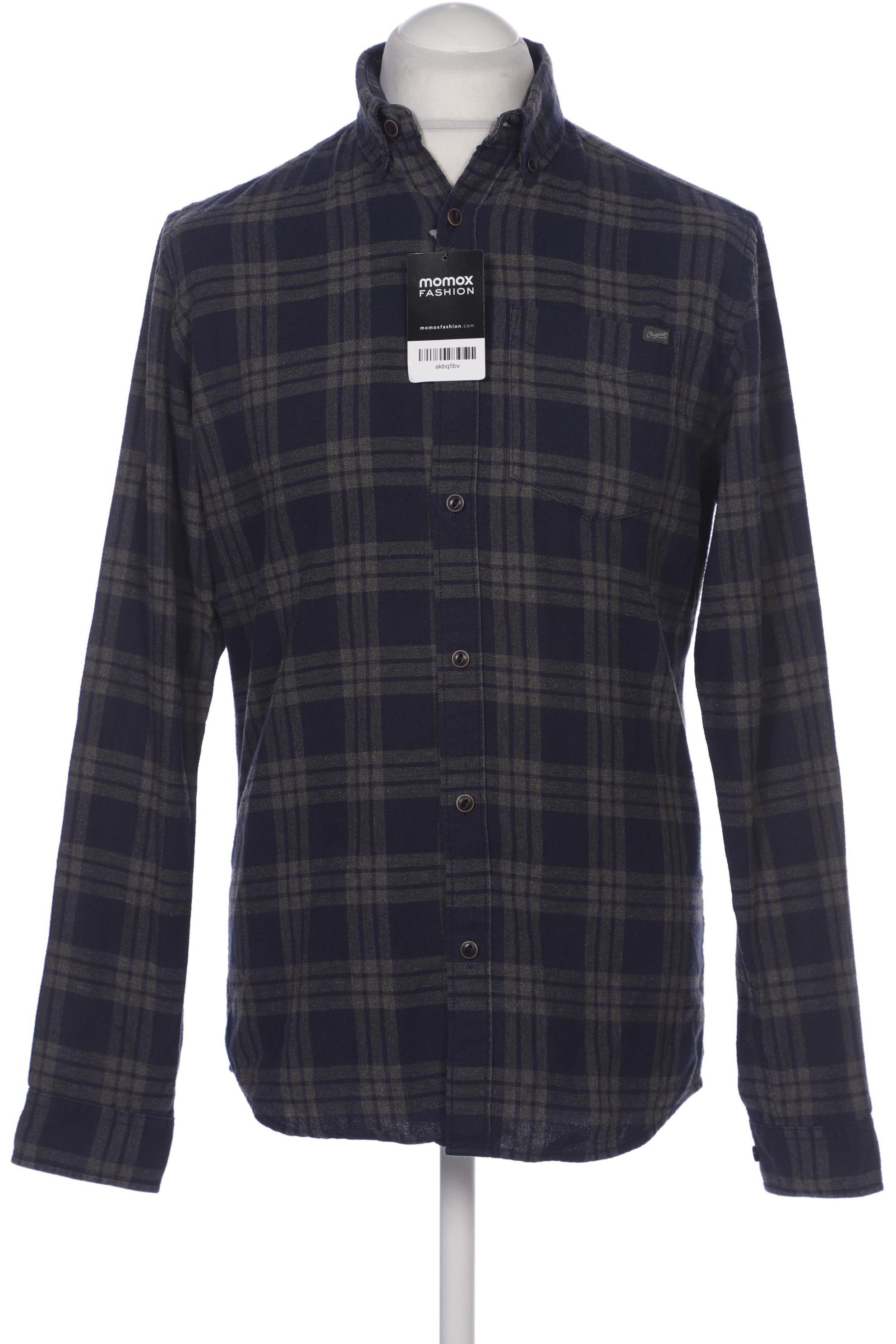 

Jack & Jones Herren Hemd, marineblau, Gr. 46