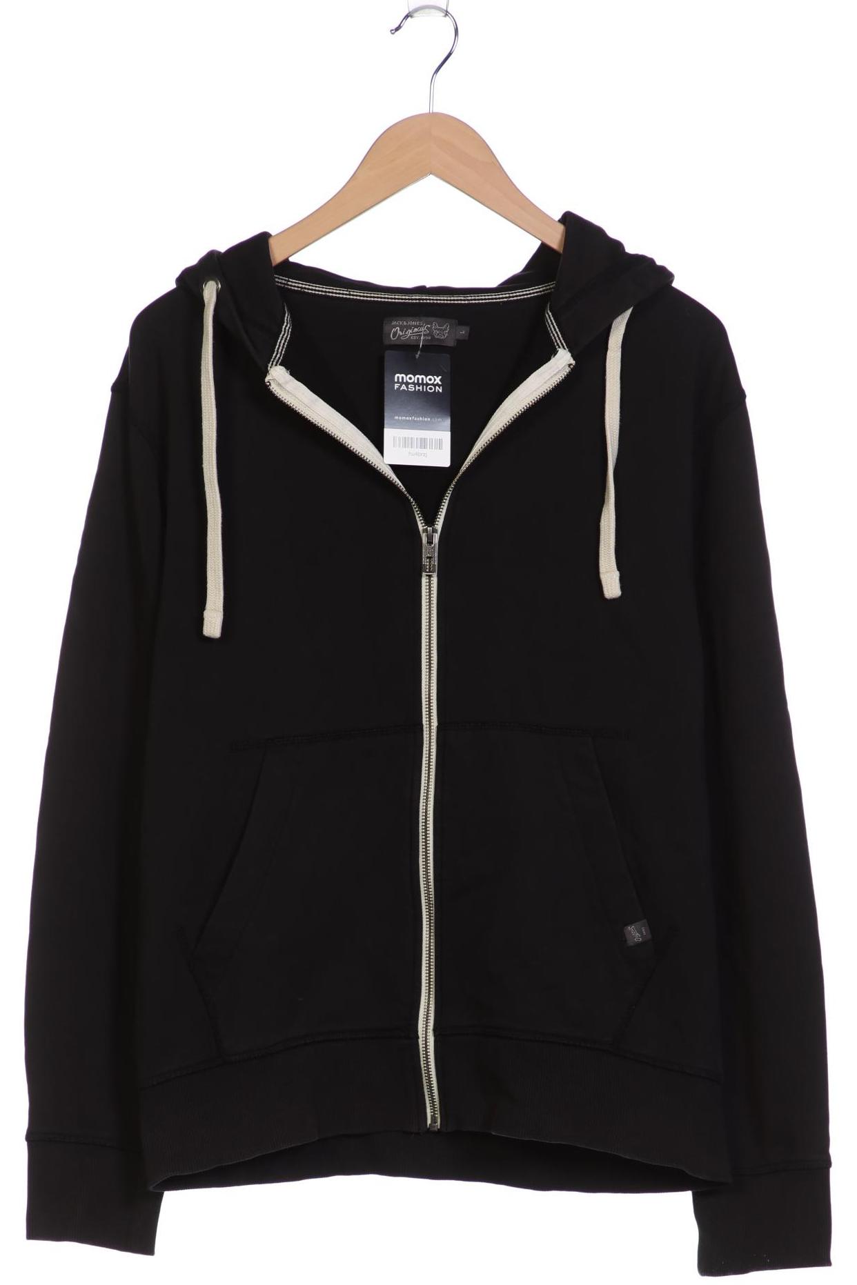 

Jack & Jones Herren Kapuzenpullover, schwarz, Gr. 52