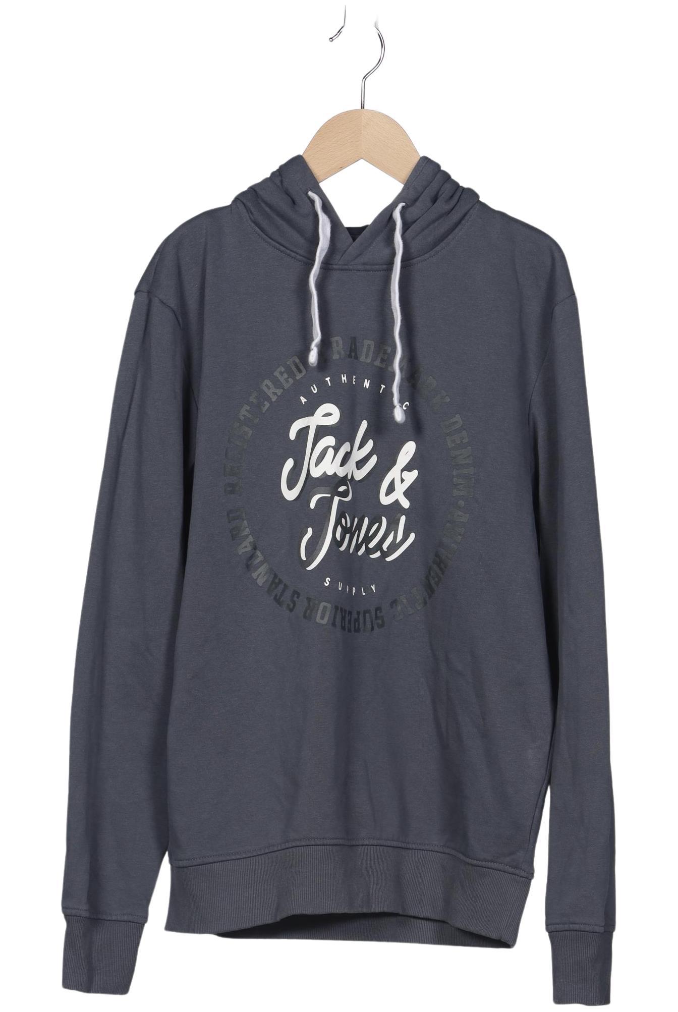 

Jack & Jones Herren Kapuzenpullover, blau, Gr. 48