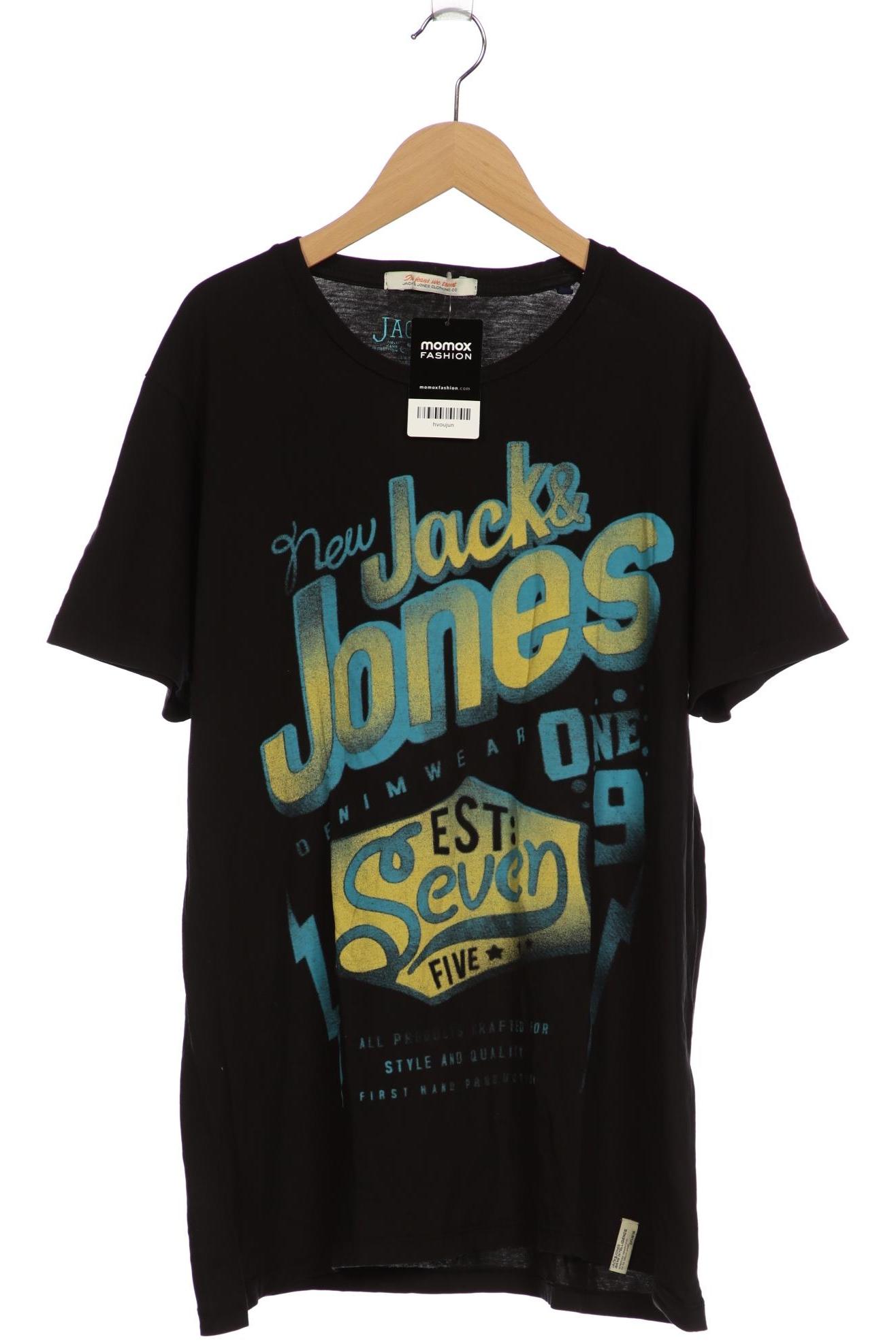 Thumbnail - Jack &amp; Jones Herren T-Shirt, schwarz, Gr. 54