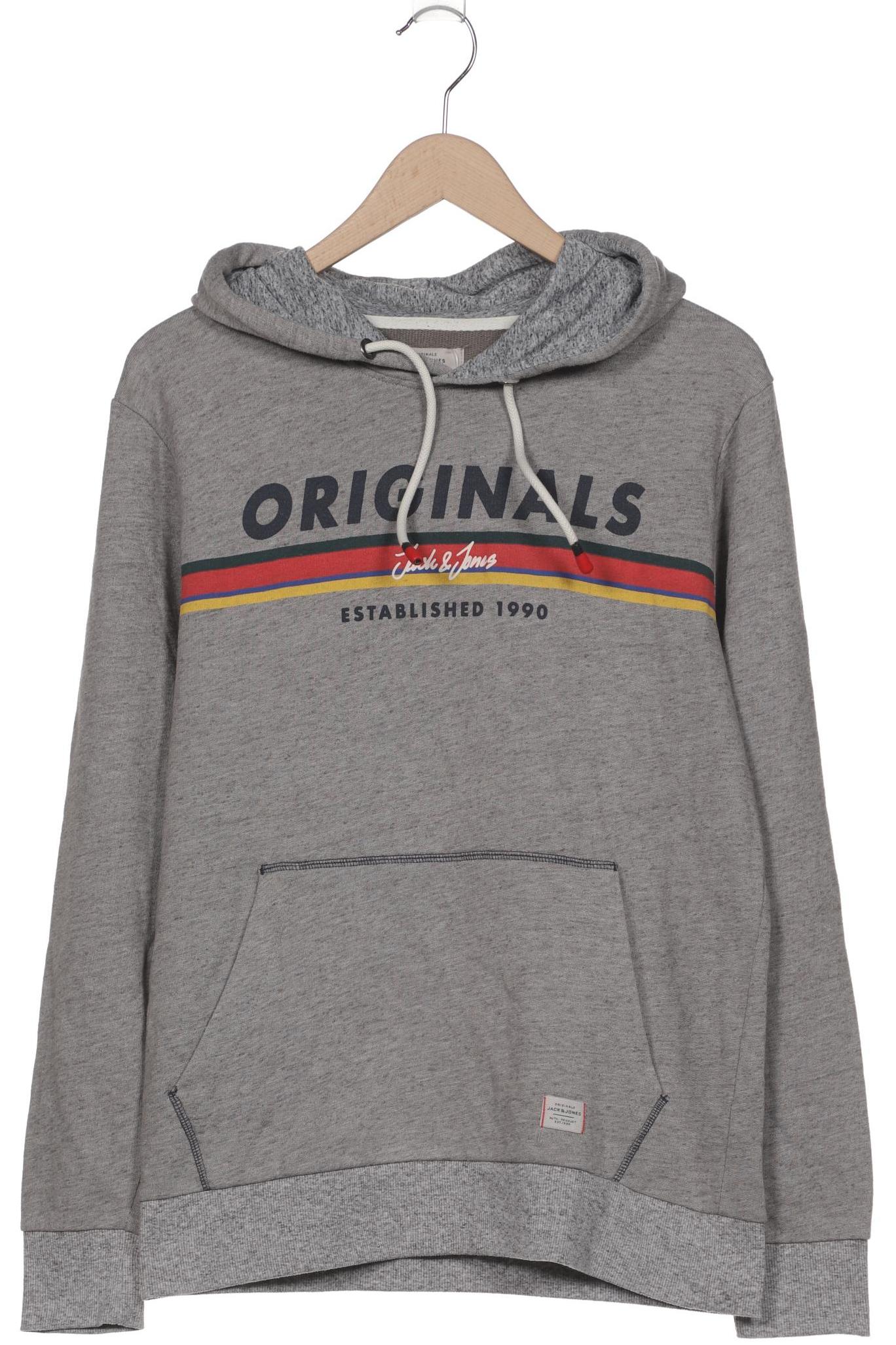 

Jack & Jones Herren Kapuzenpullover, grau, Gr. 48