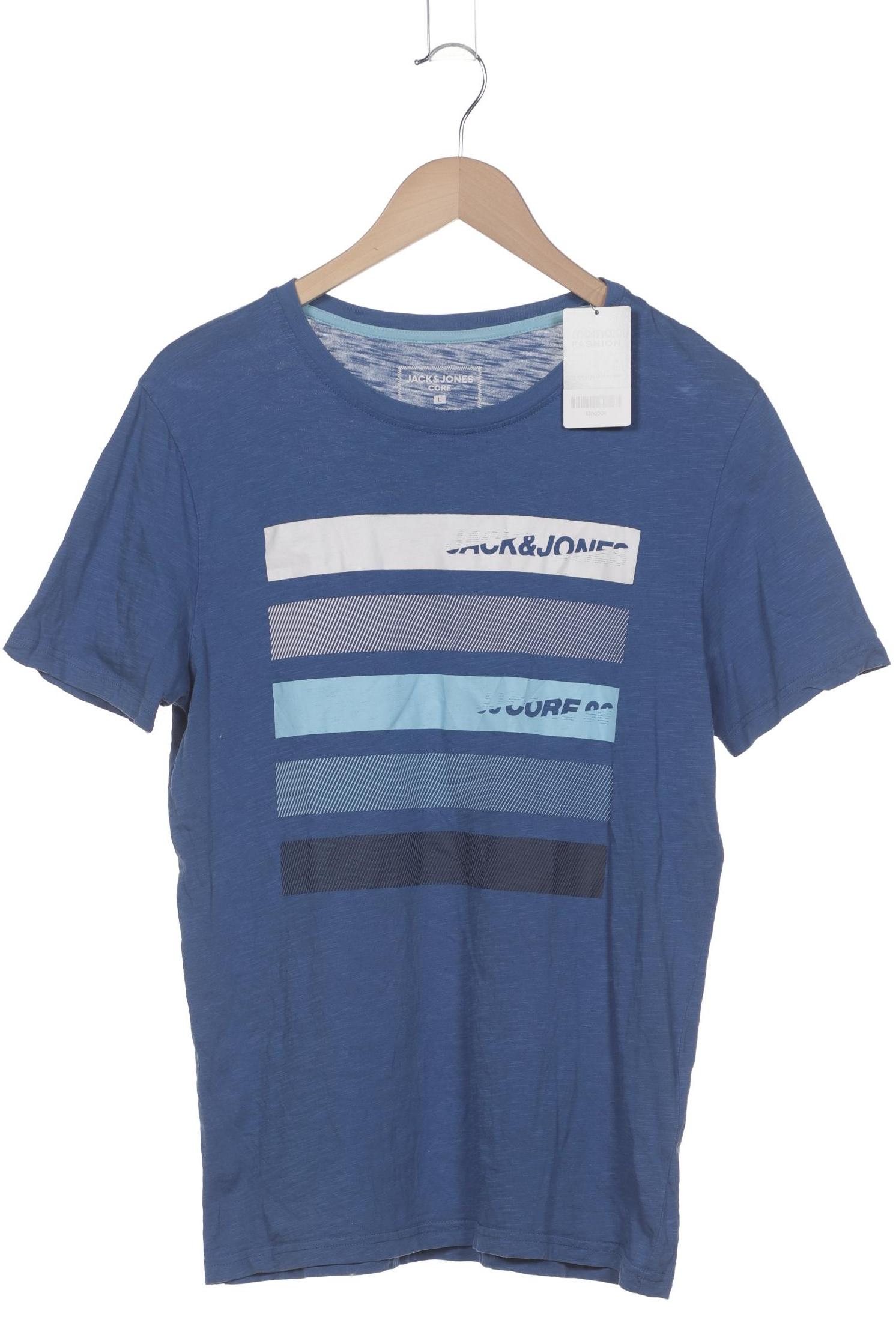 Thumbnail - Jack &amp; Jones Herren T-Shirt, blau, Gr. 52