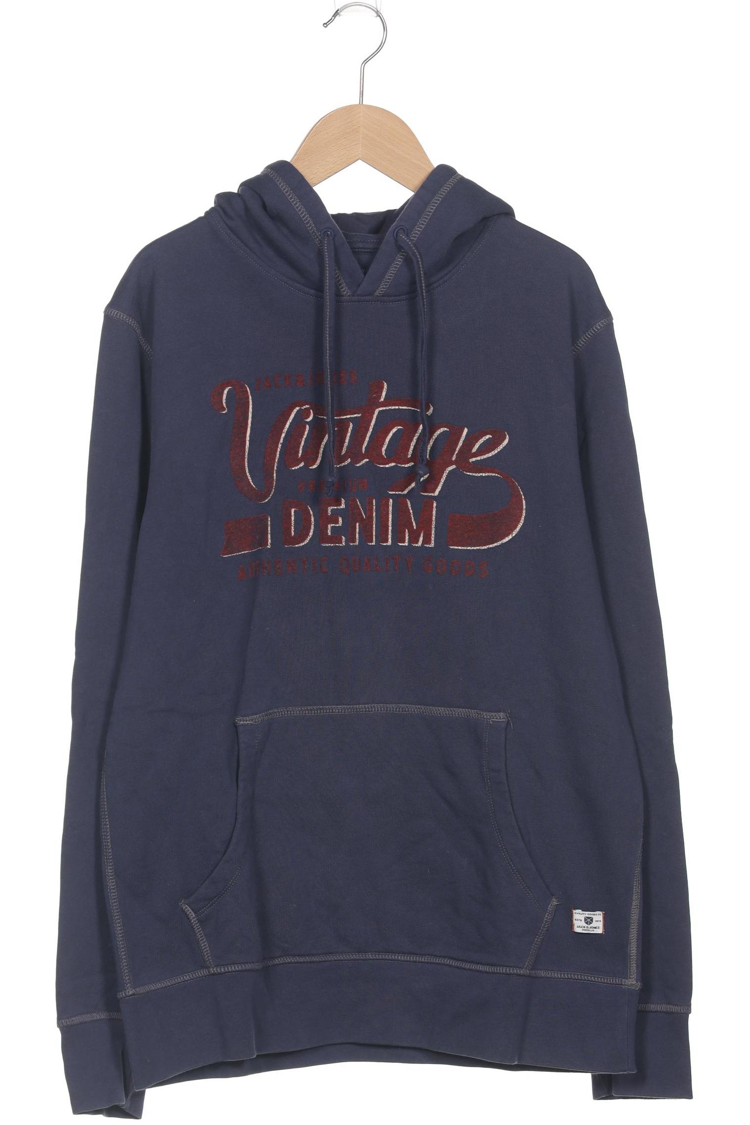 

Jack & Jones Herren Kapuzenpullover, marineblau, Gr. 48
