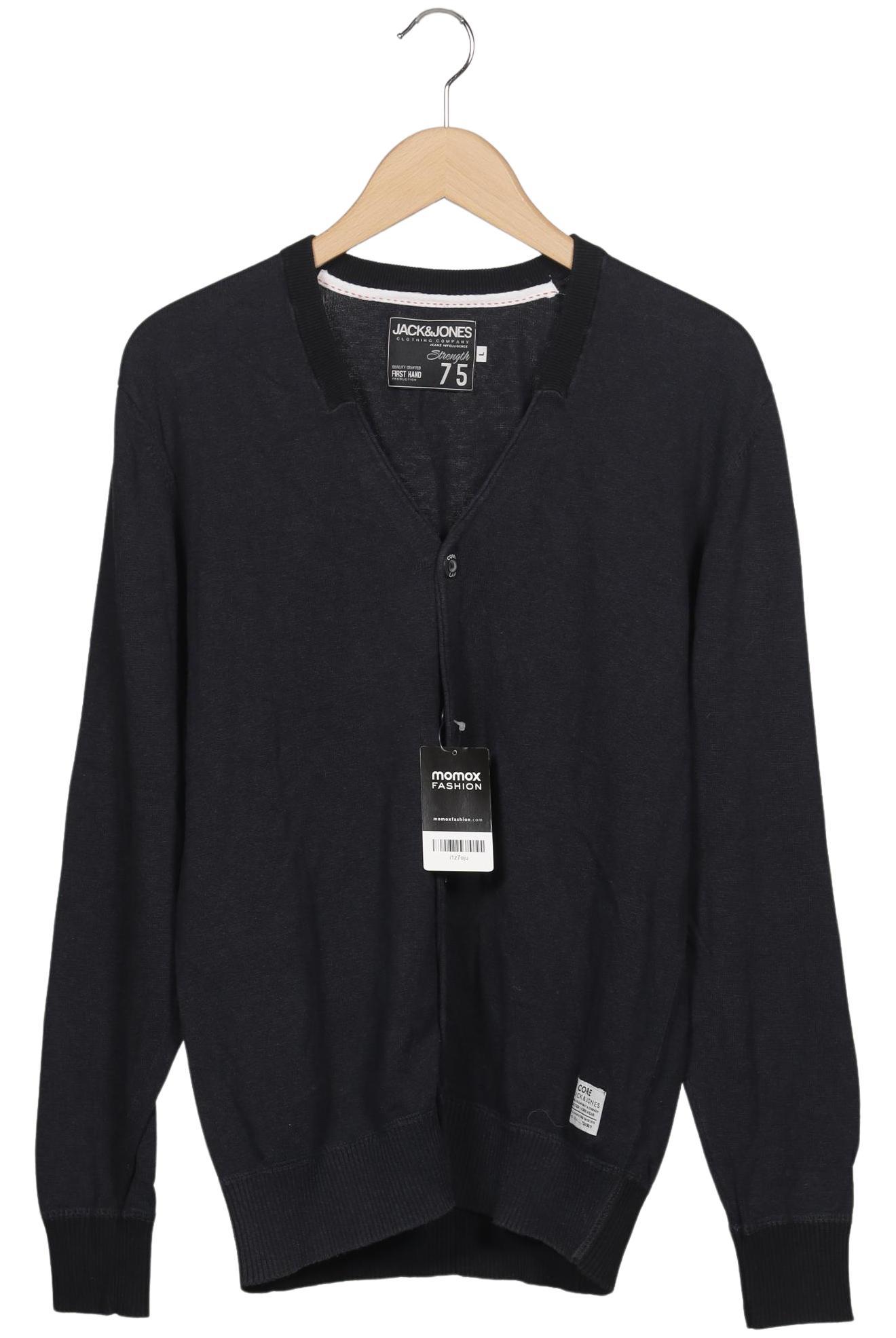 Thumbnail - Jack &amp; Jones Herren Strickjacke, marineblau, Gr. 52