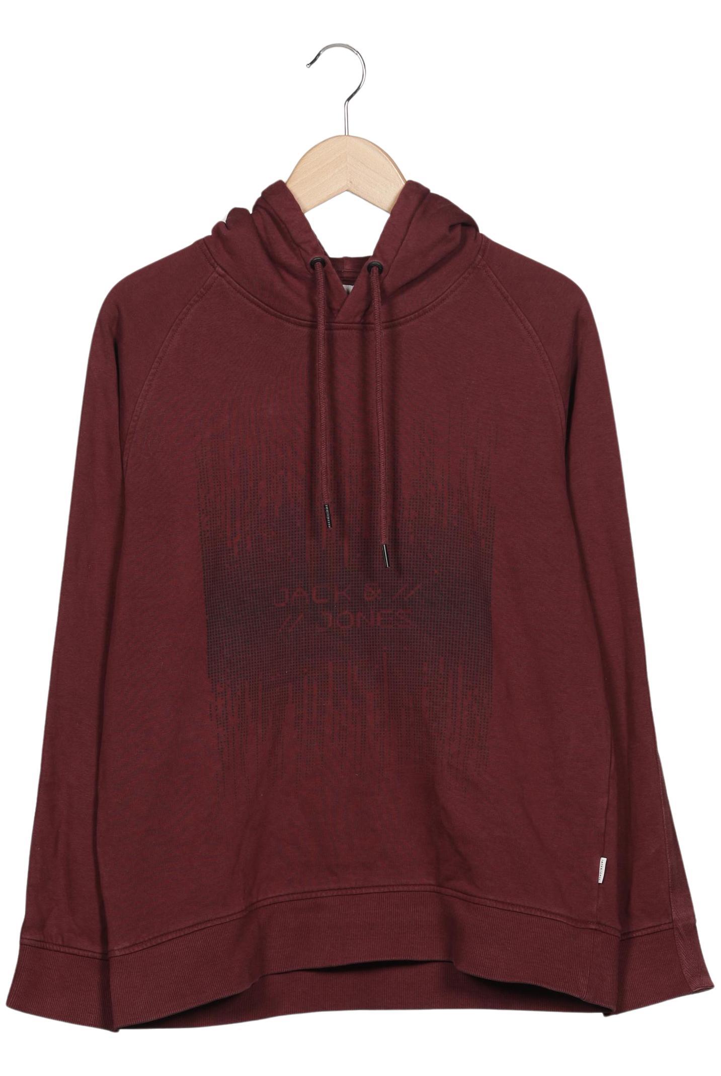 

Jack & Jones Herren Kapuzenpullover, bordeaux, Gr. 52