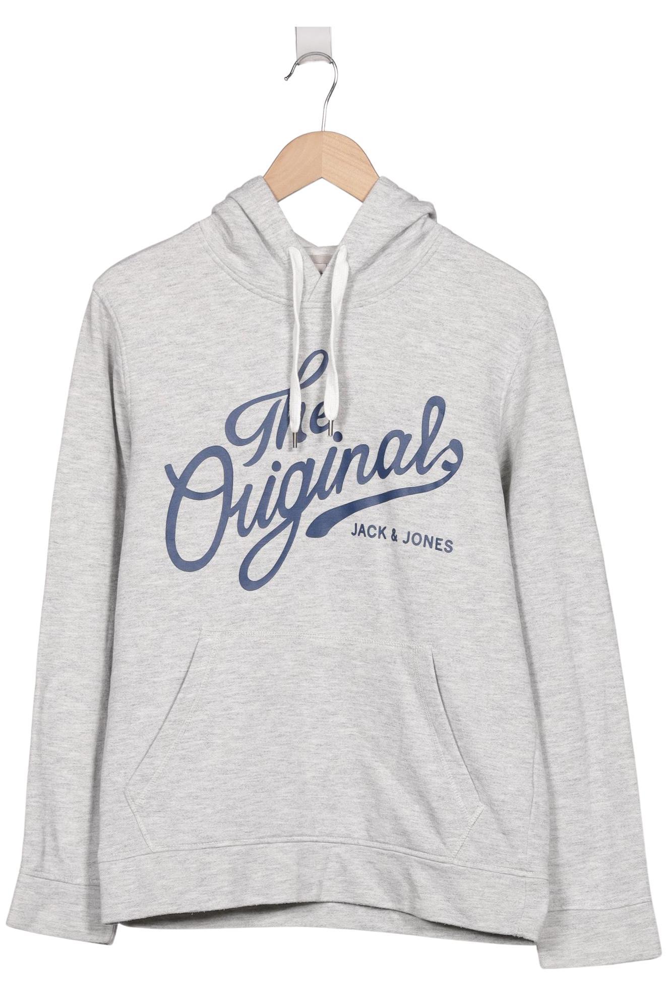 

Jack & Jones Herren Kapuzenpullover, grau, Gr. 48