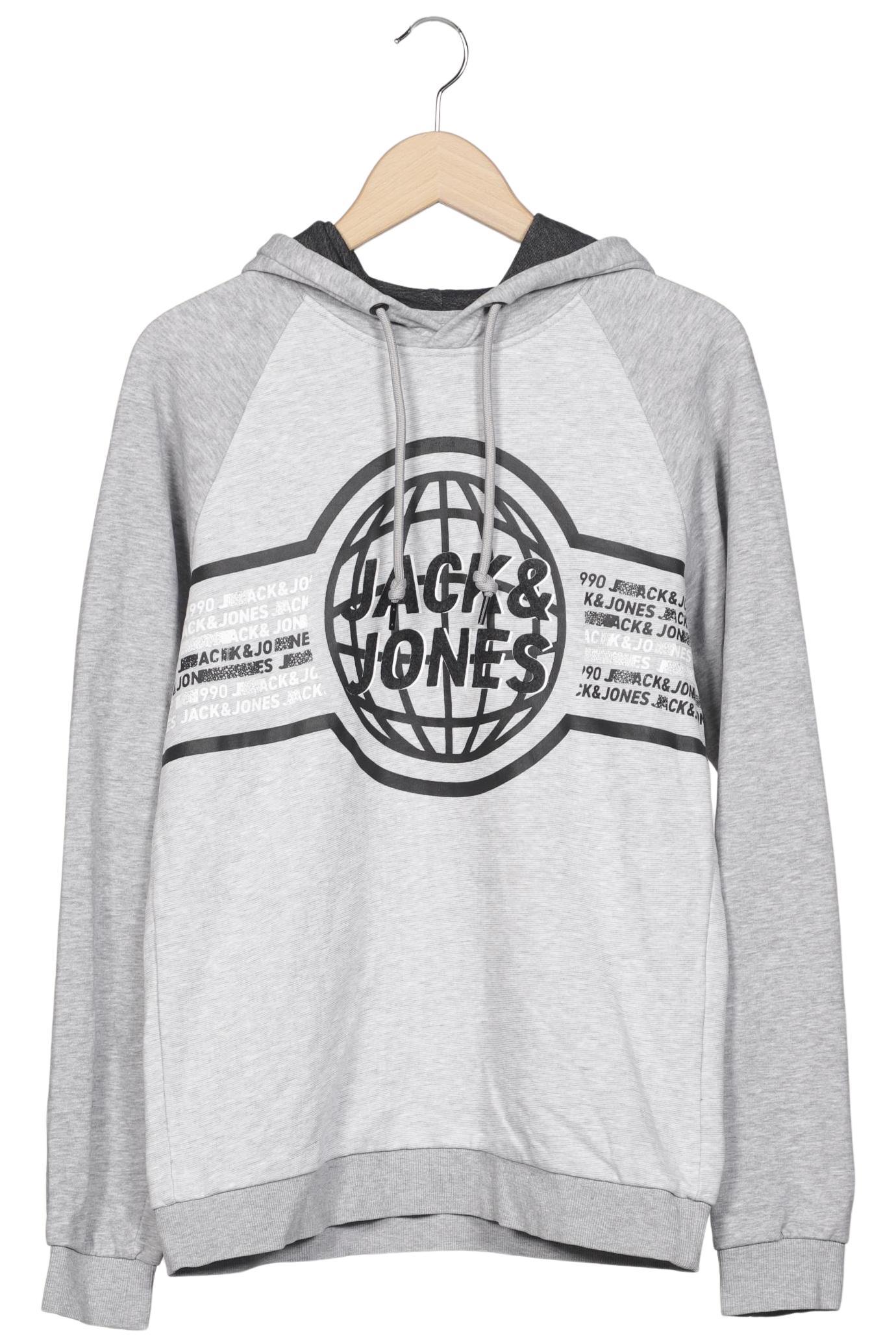 

Jack & Jones Herren Kapuzenpullover, grau, Gr. 46