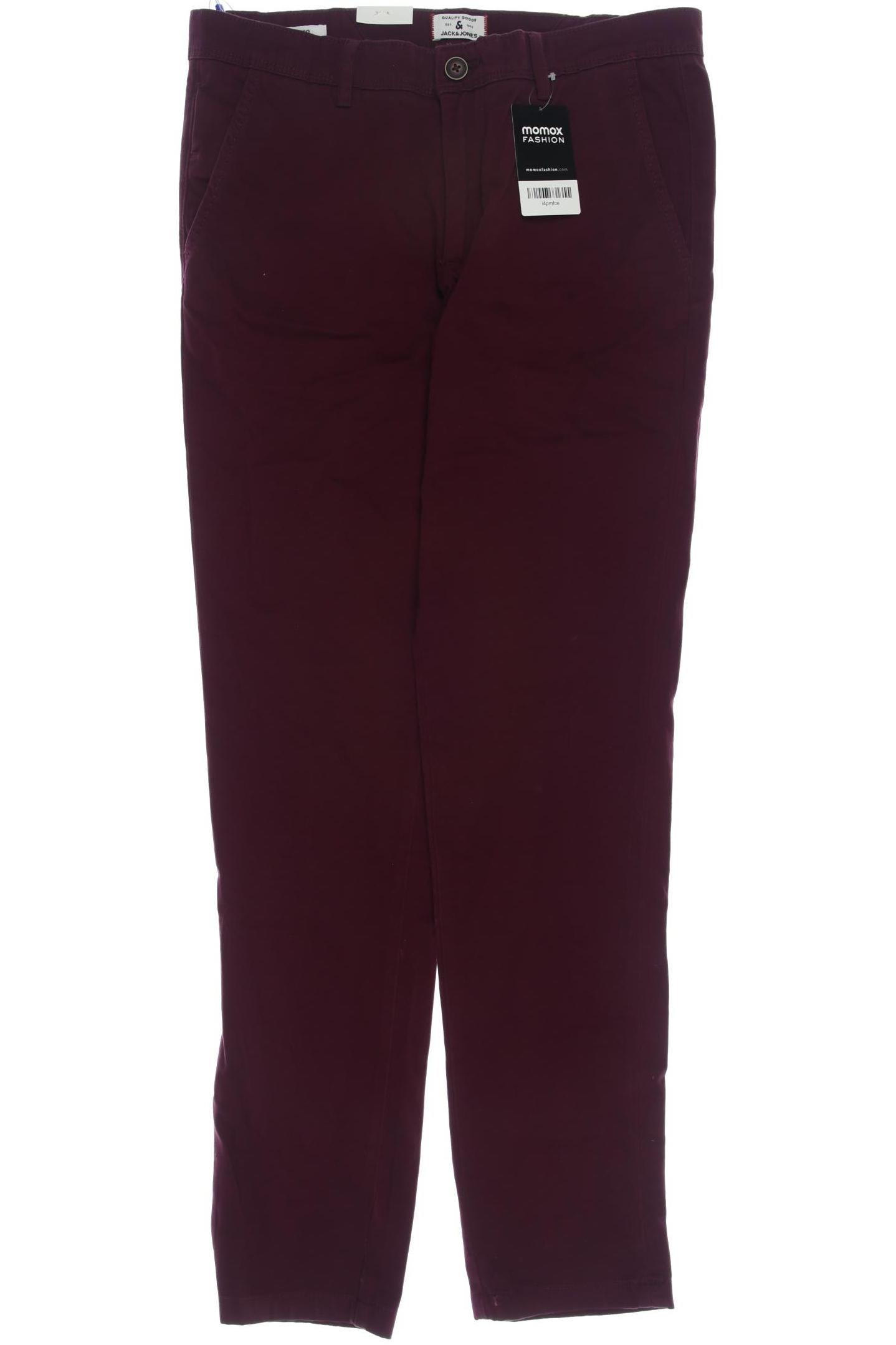 

Jack & Jones Herren Stoffhose, bordeaux, Gr. 31