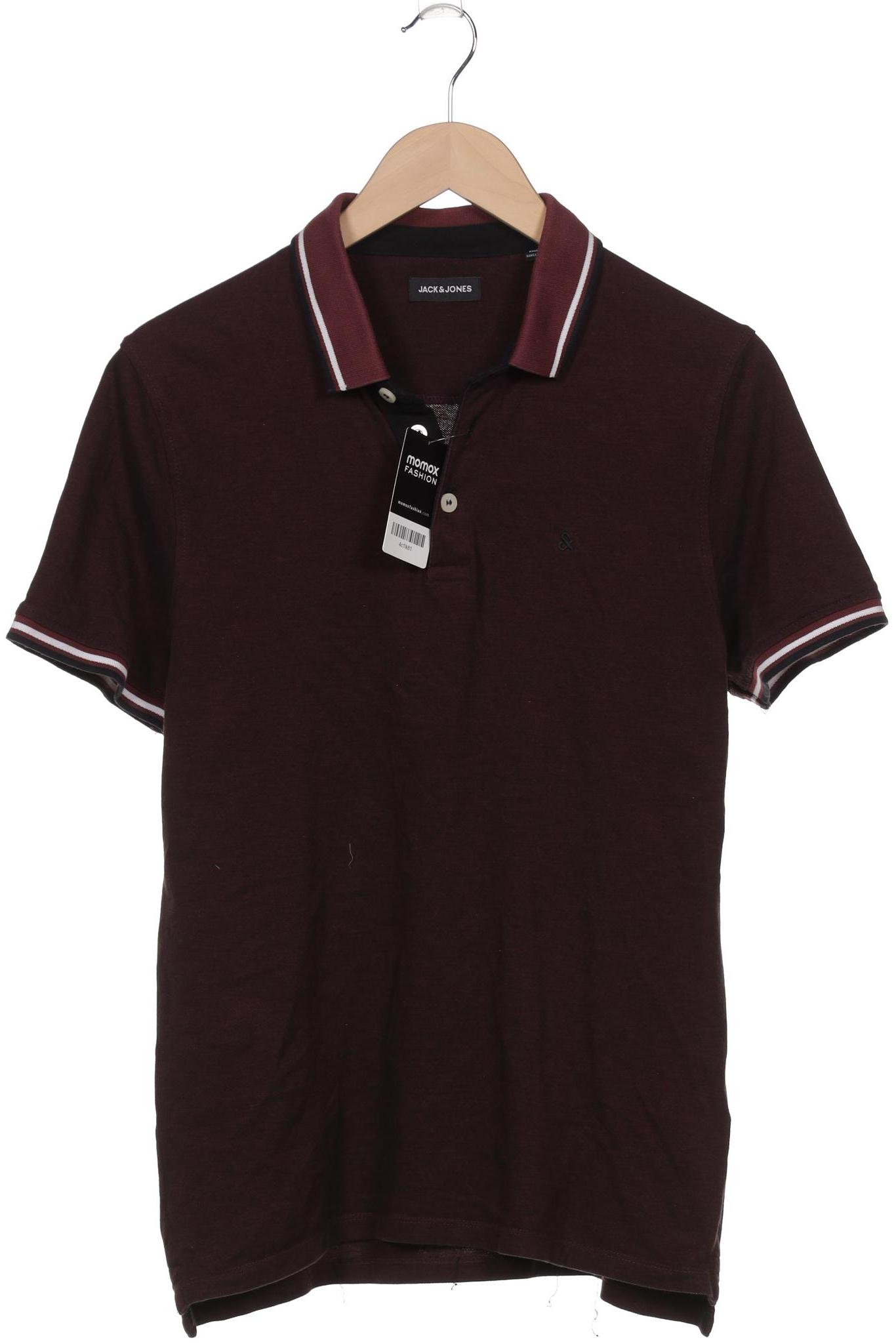 

Jack & Jones Herren Poloshirt, bordeaux, Gr. 52