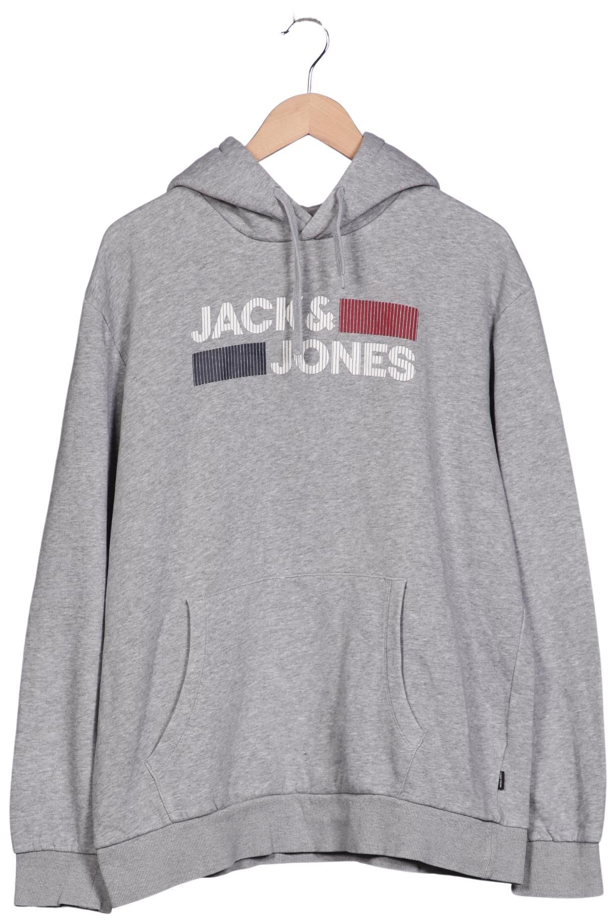 

Jack & Jones Herren Kapuzenpullover, grau, Gr. 56