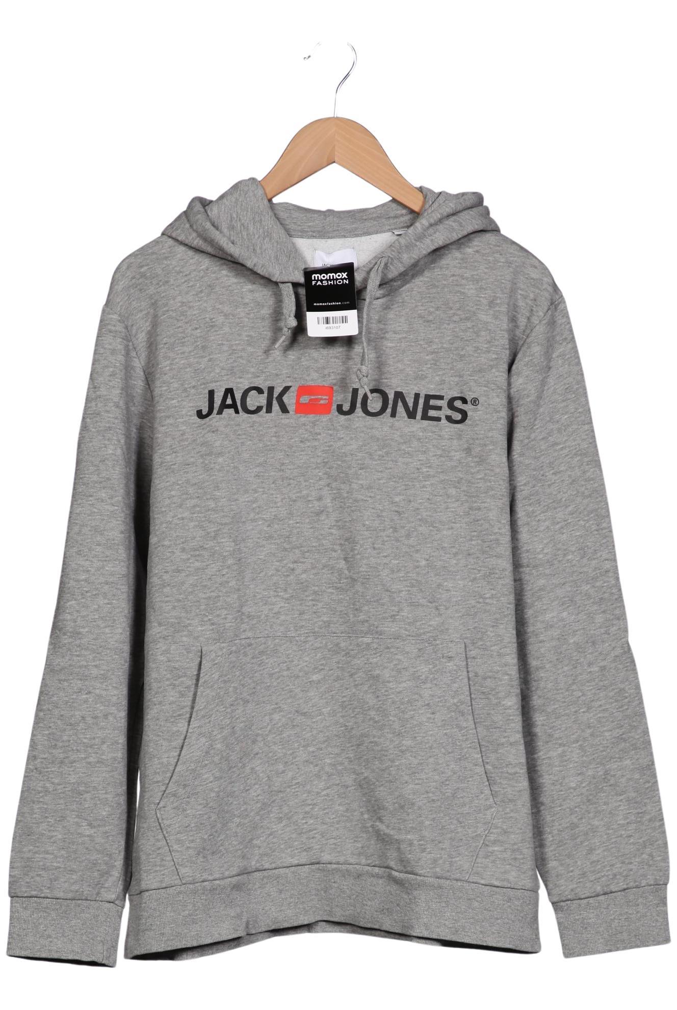 

Jack & Jones Herren Kapuzenpullover, grau, Gr. 54