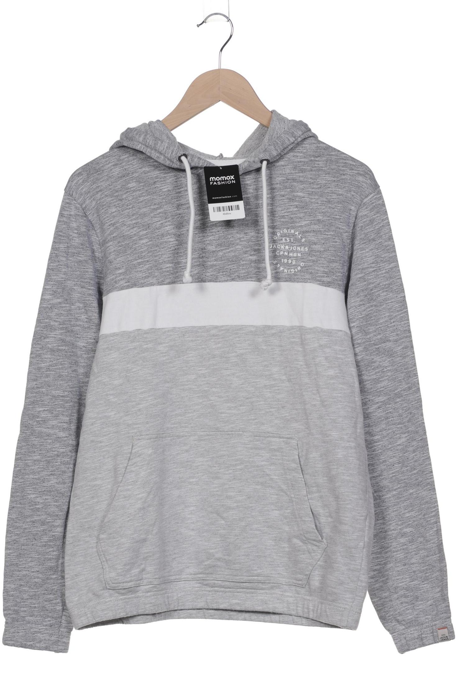 

Jack & Jones Herren Kapuzenpullover, grau, Gr. 48