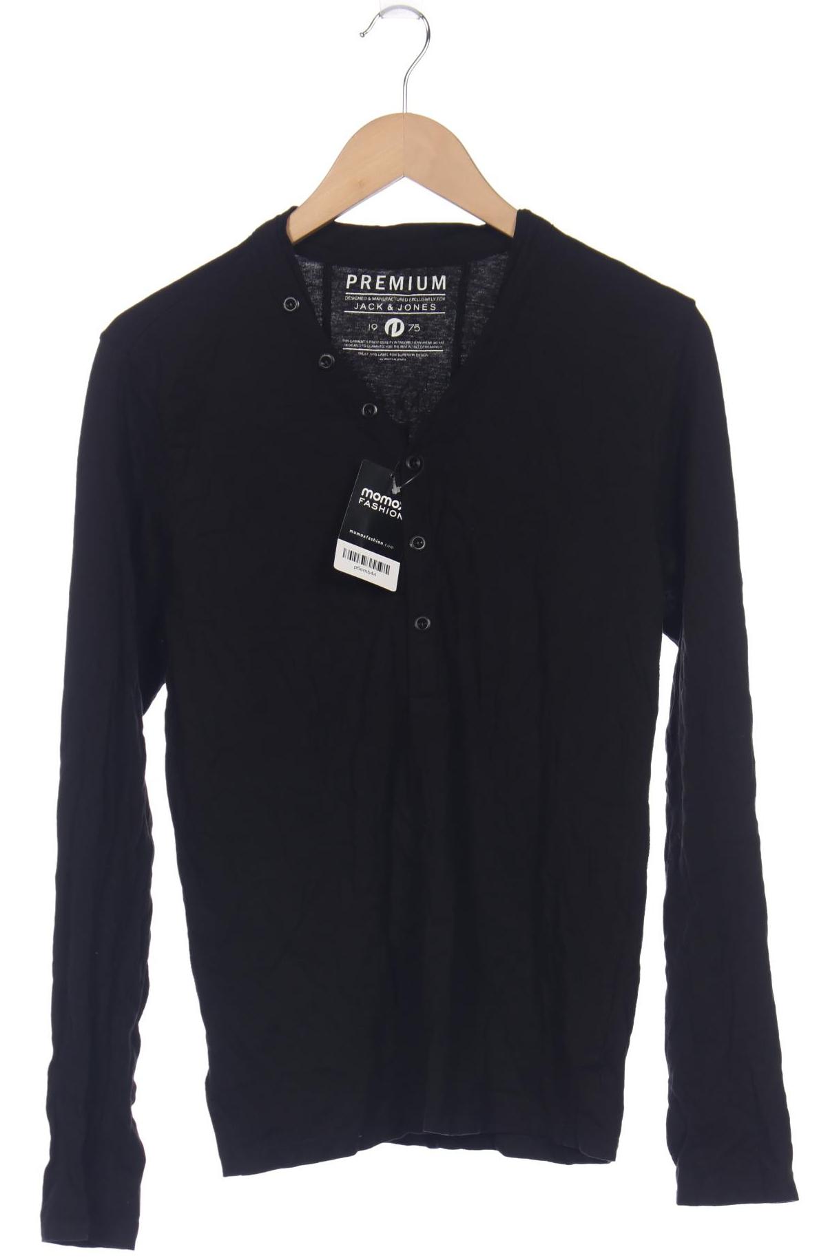 

Jack & Jones Herren Langarmshirt, schwarz, Gr. 48
