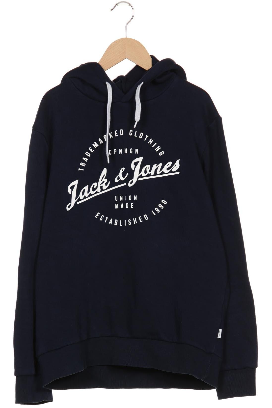 

Jack & Jones Herren Kapuzenpullover, marineblau, Gr. 48
