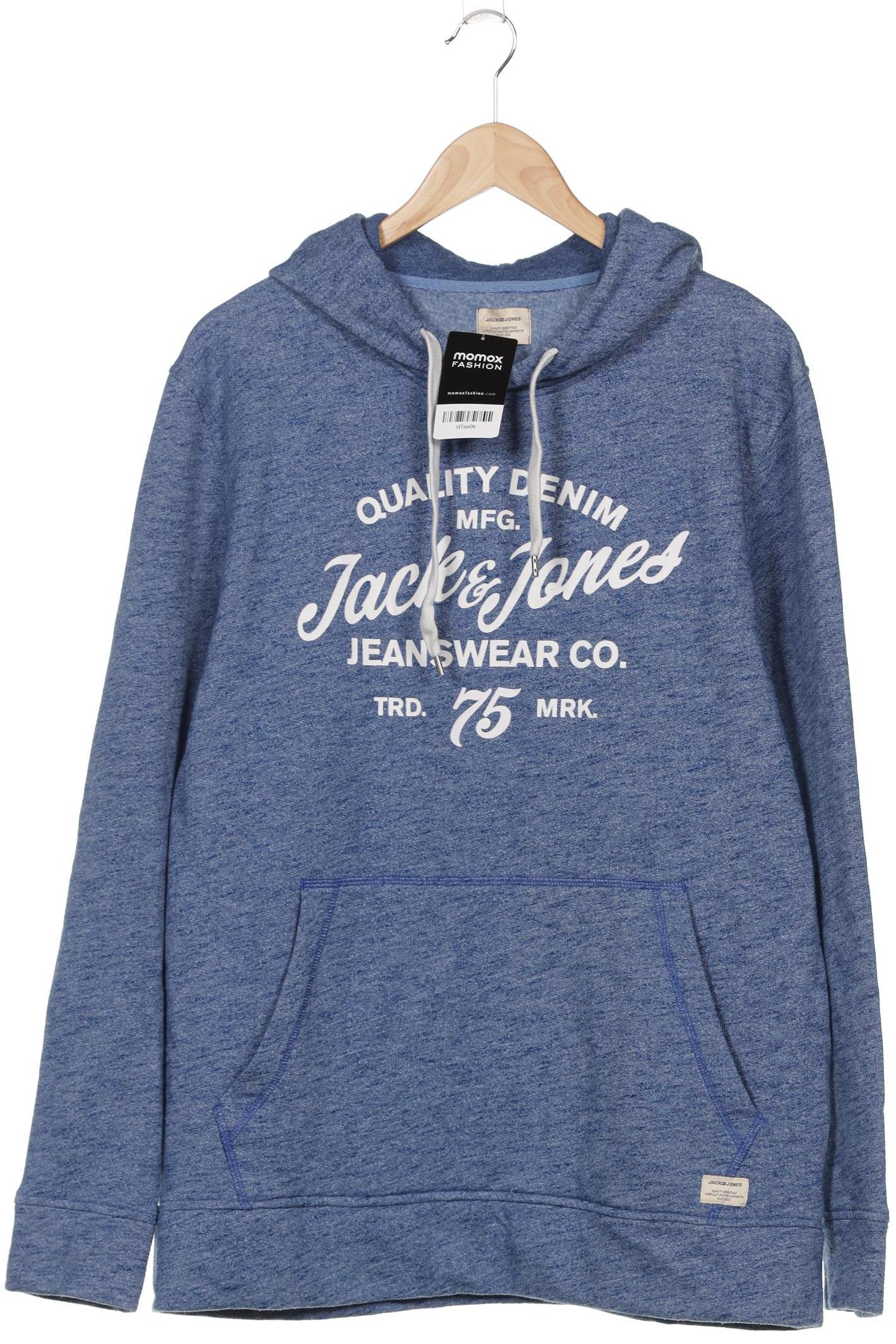 

Jack & Jones Herren Kapuzenpullover, blau, Gr. 54