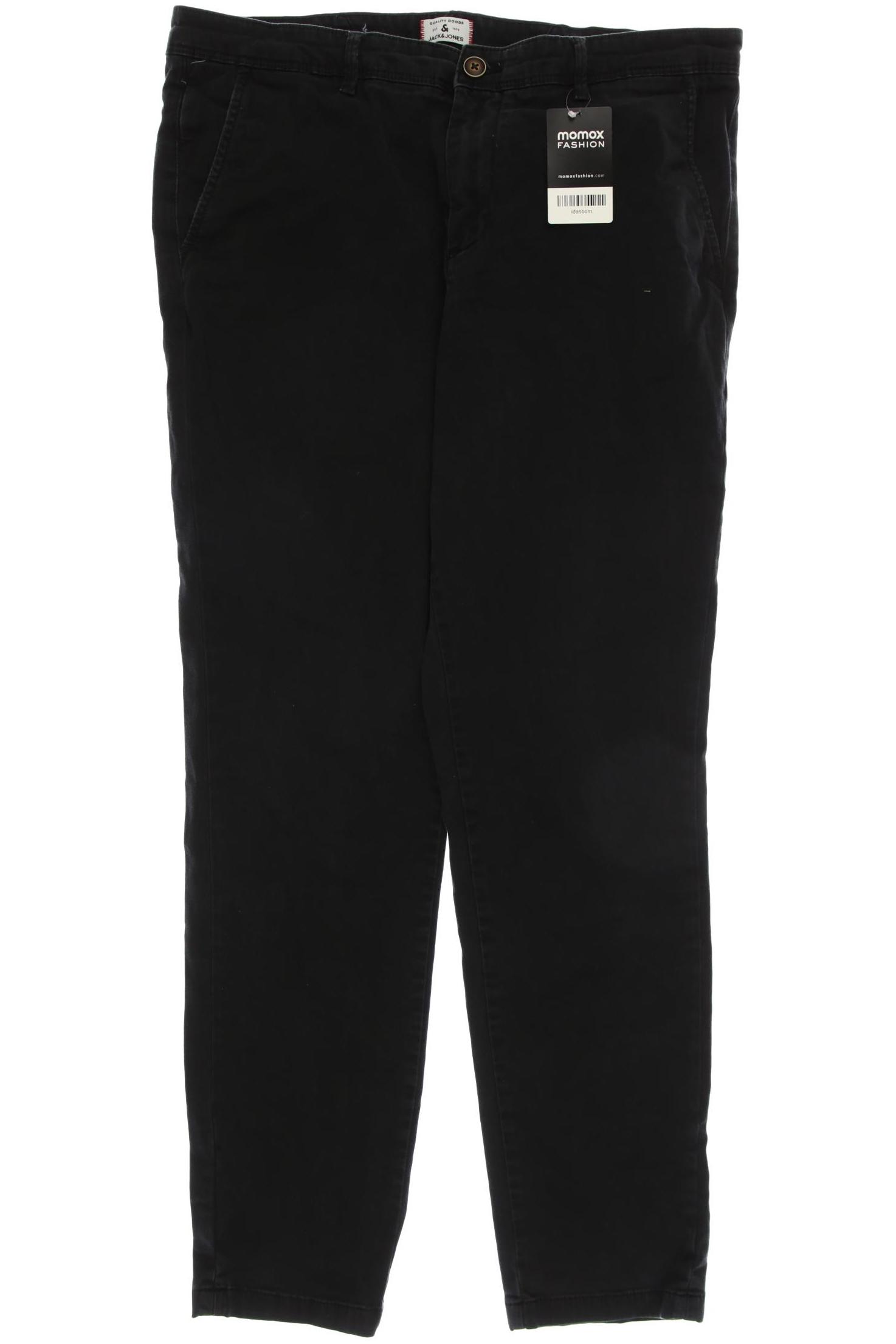 

JACK & JONES Herren Stoffhose, schwarz