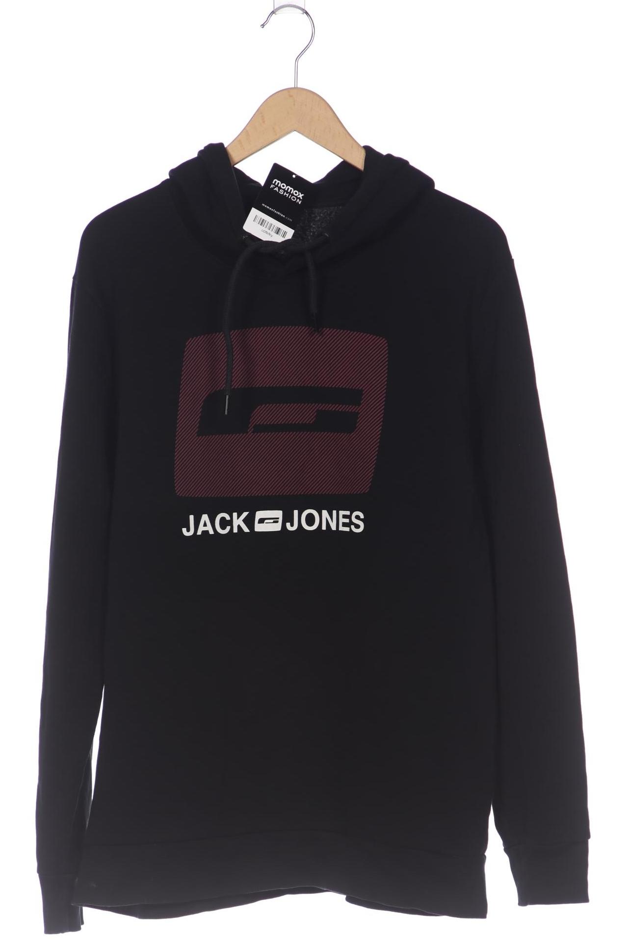 

Jack & Jones Herren Kapuzenpullover, schwarz, Gr. 54