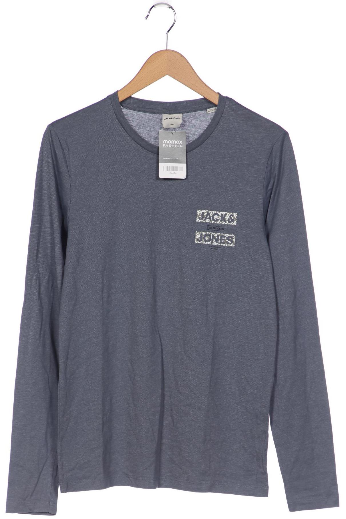 

Jack & Jones Herren Langarmshirt, blau, Gr. 46