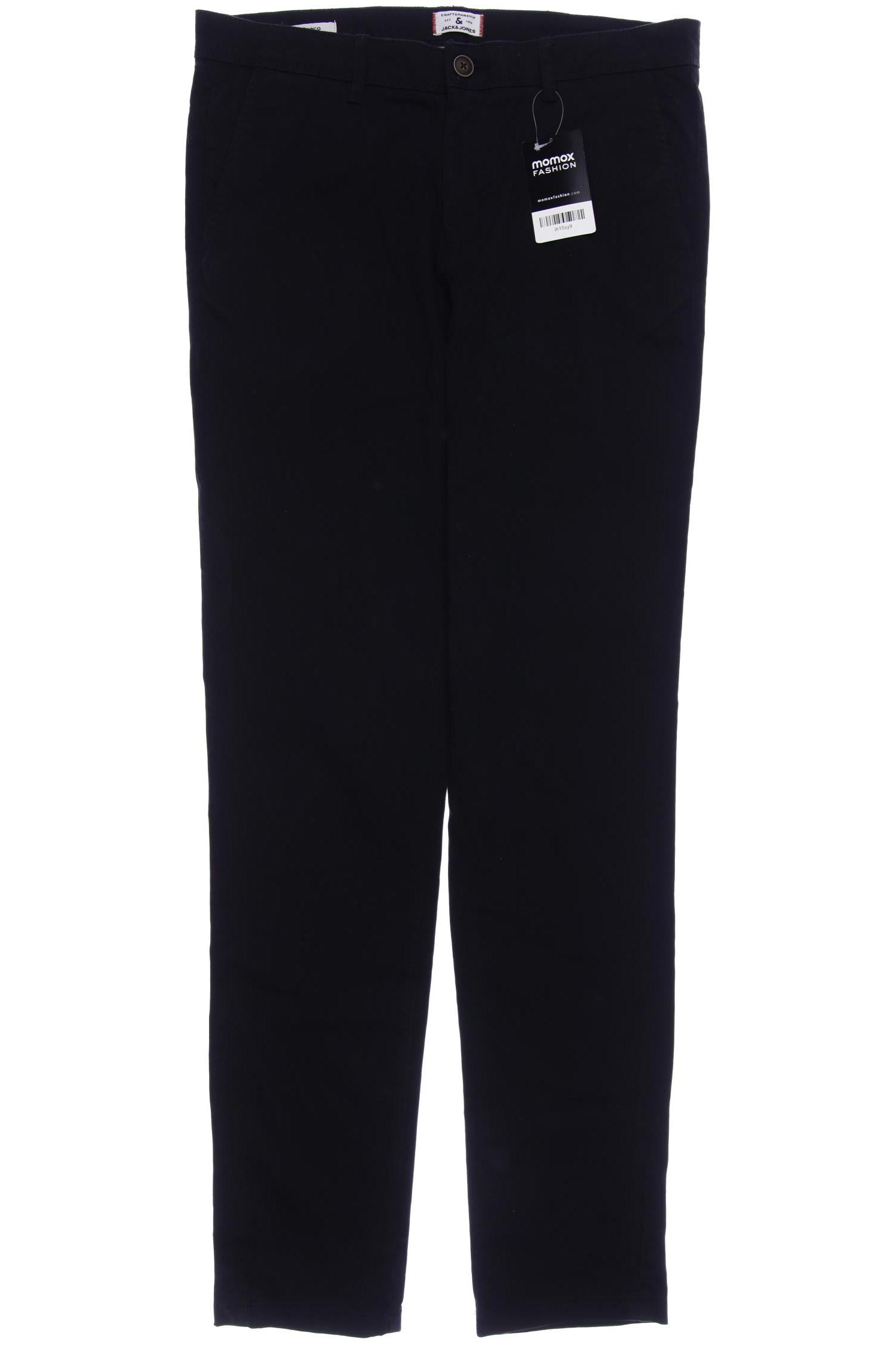

JACK & JONES Herren Stoffhose, schwarz