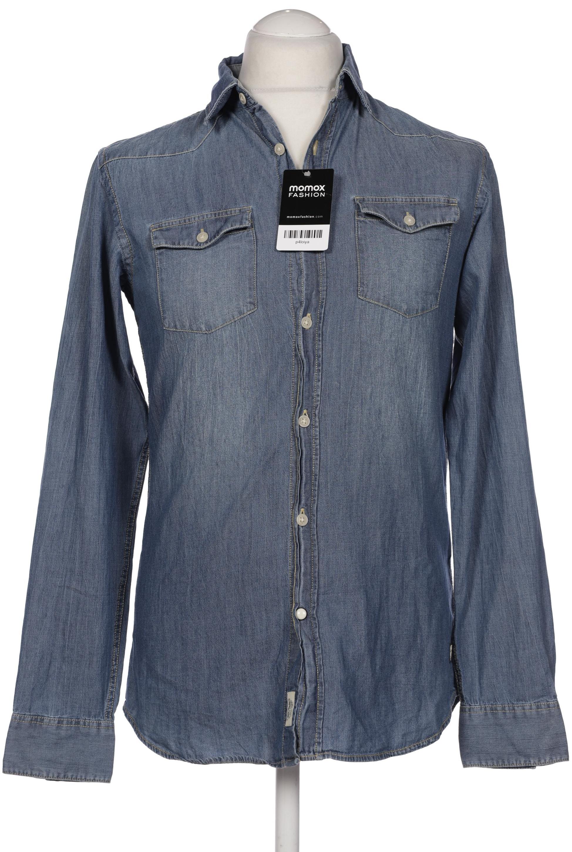 

Jack & Jones Herren Hemd, blau, Gr. 46