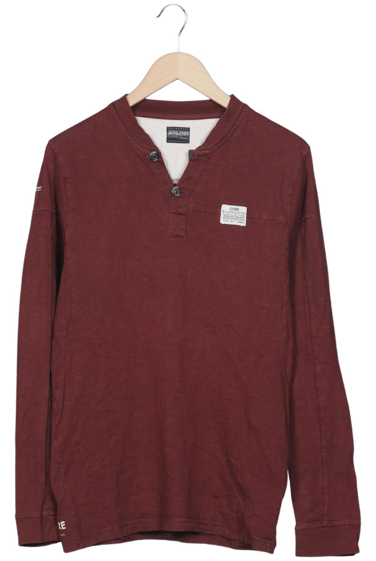

Jack & Jones Herren Langarmshirt, bordeaux, Gr. 52