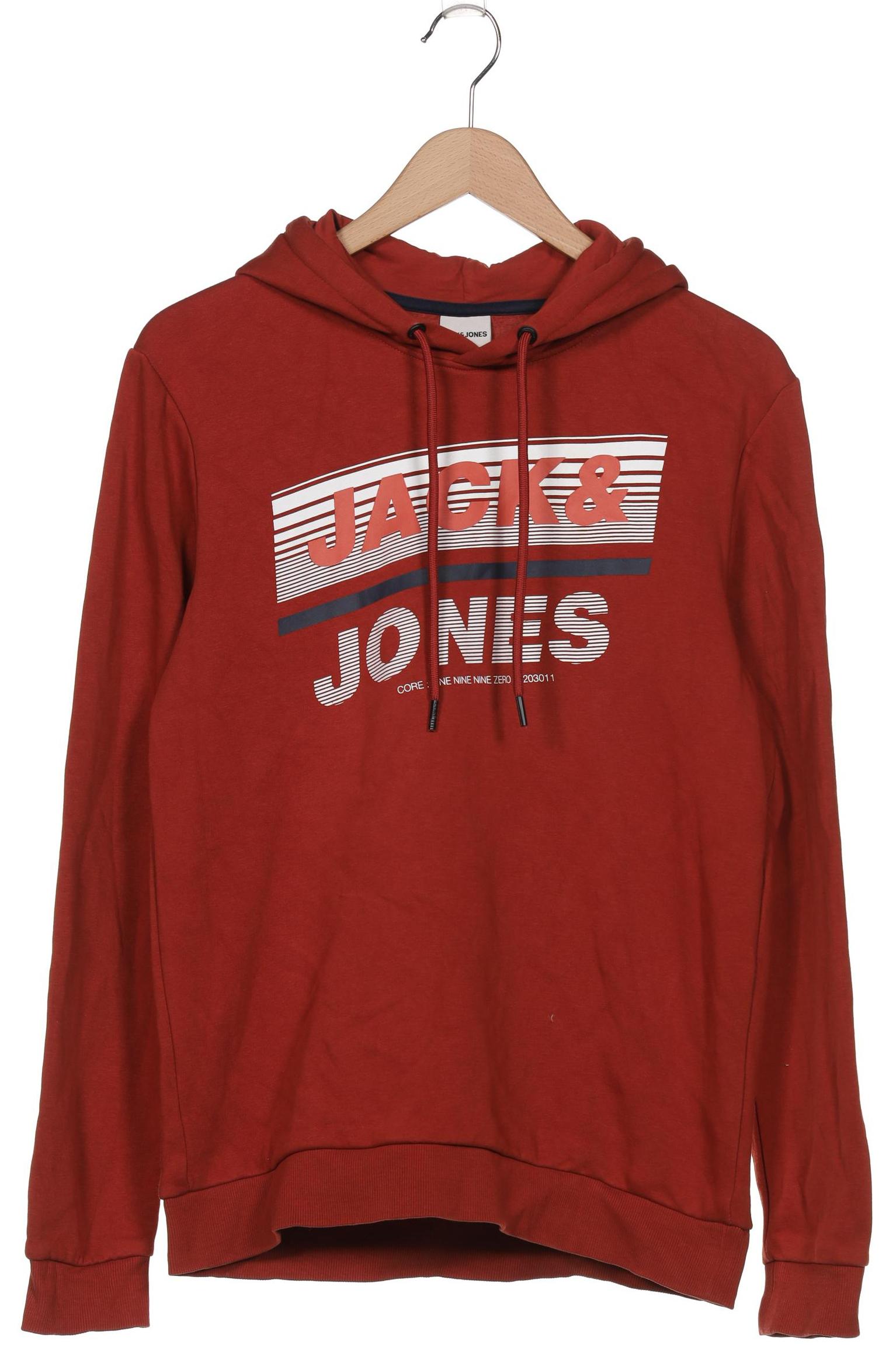 

Jack & Jones Herren Kapuzenpullover, orange, Gr. 46