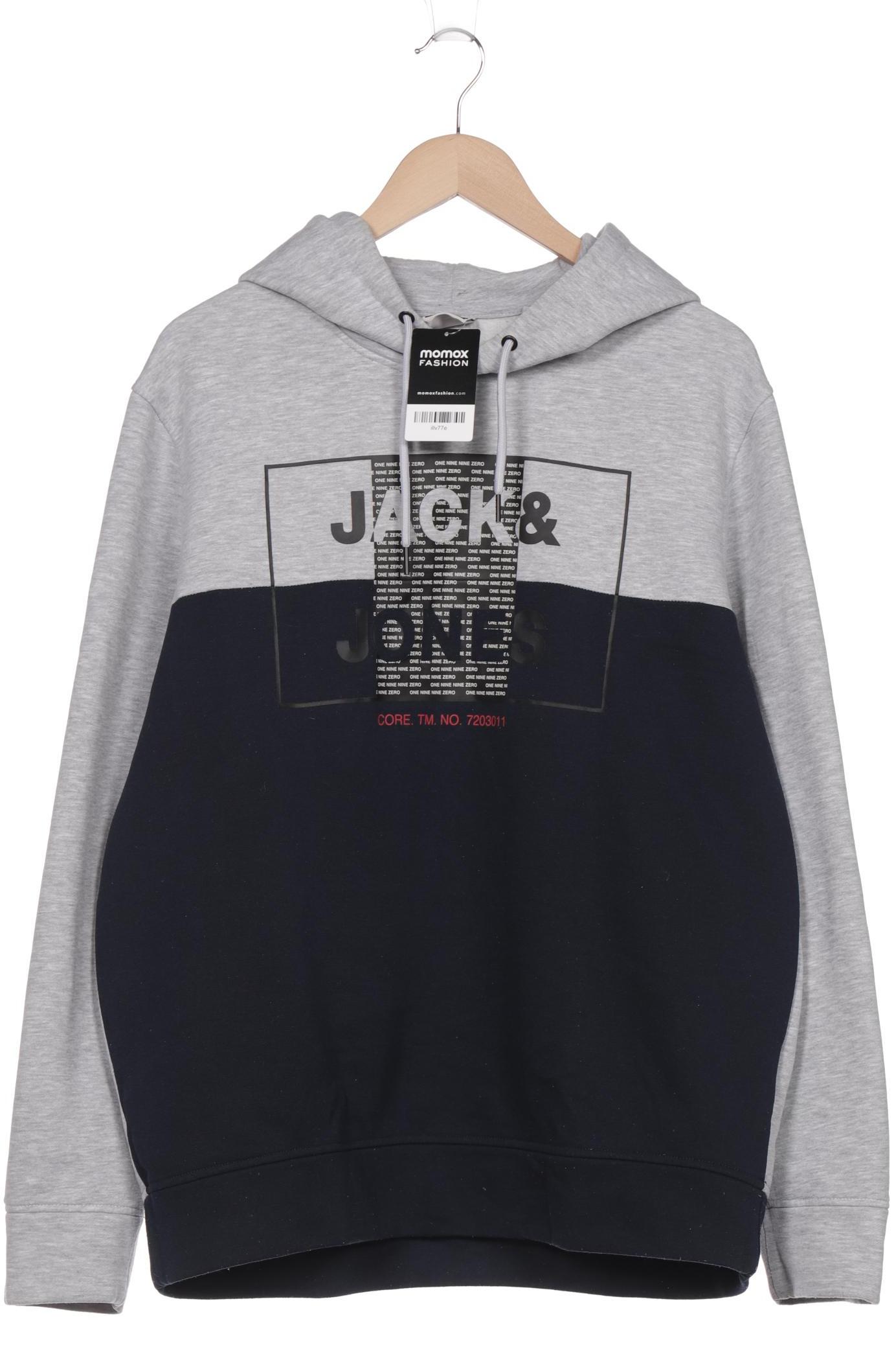 

Jack & Jones Herren Kapuzenpullover, grau