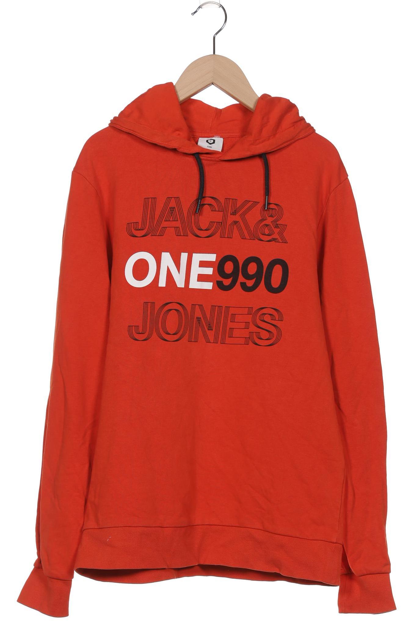 

Jack & Jones Herren Kapuzenpullover, orange, Gr. 46