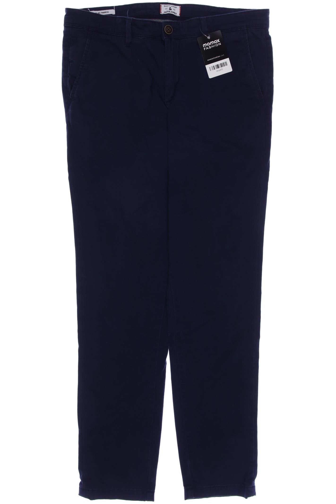 

Jack & Jones Herren Stoffhose, marineblau