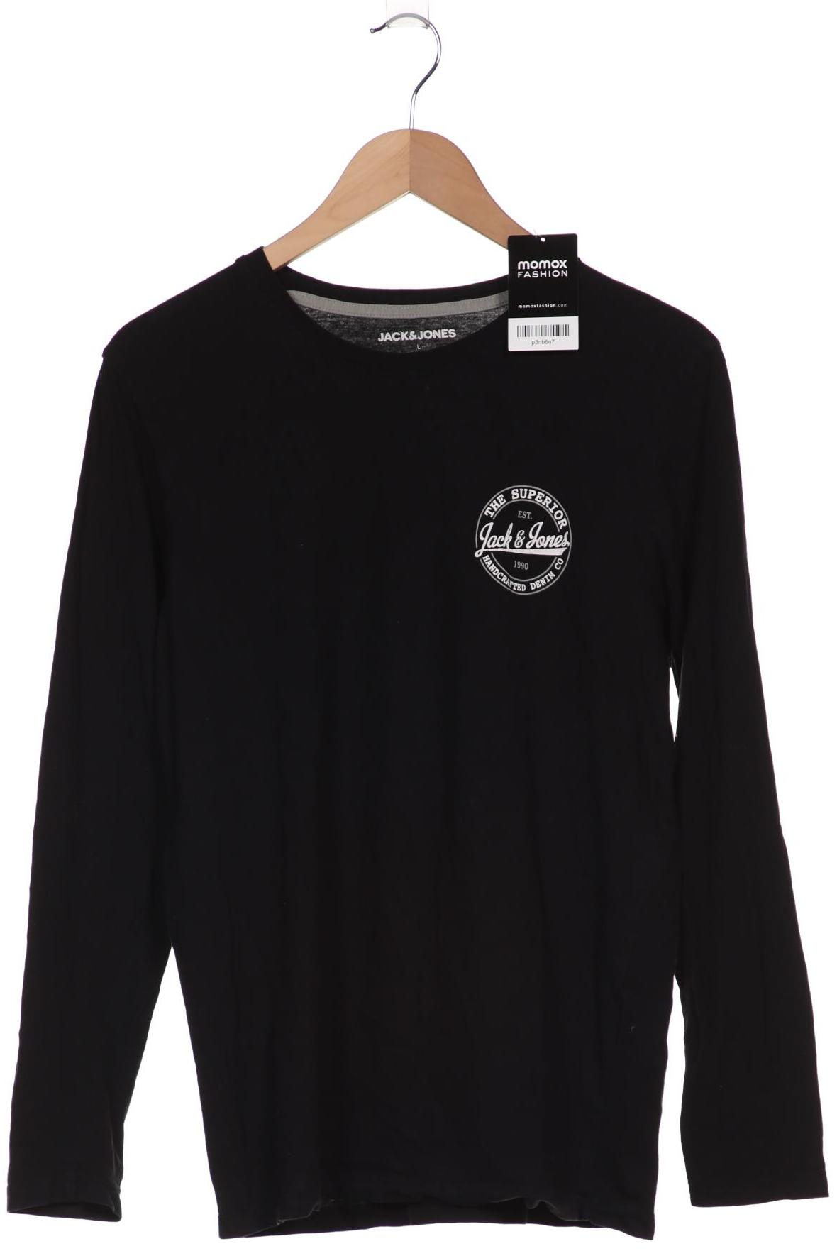 

Jack & Jones Herren Langarmshirt, schwarz