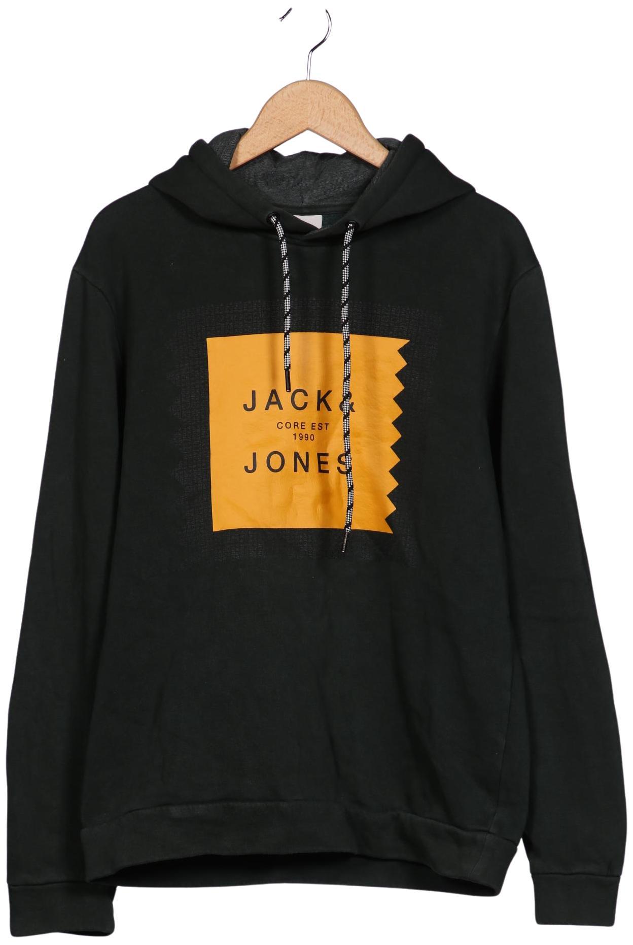

Jack & Jones Herren Kapuzenpullover, schwarz, Gr. 48