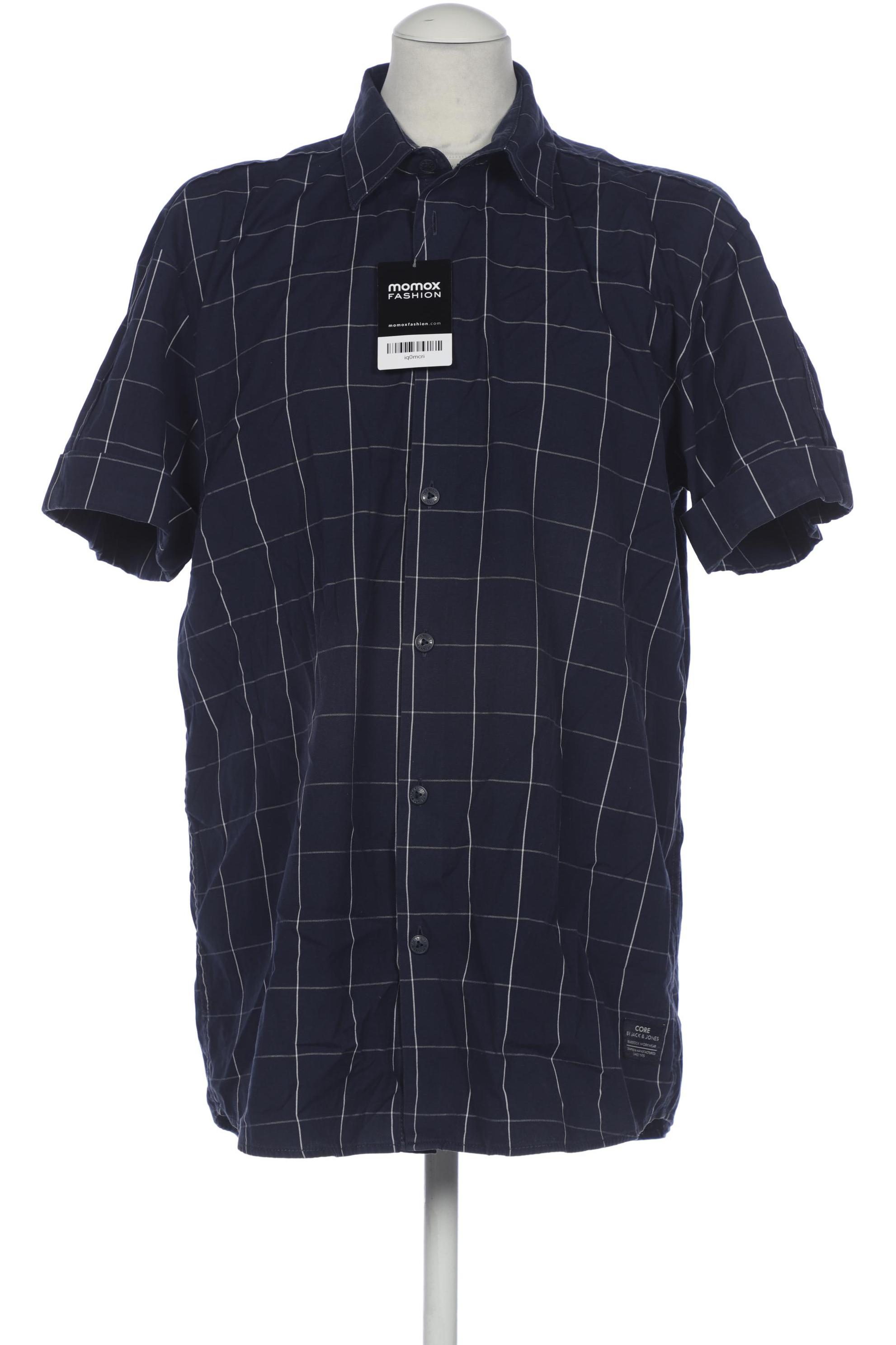Thumbnail - Jack &amp; Jones Herren Hemd, marineblau, Gr. 54