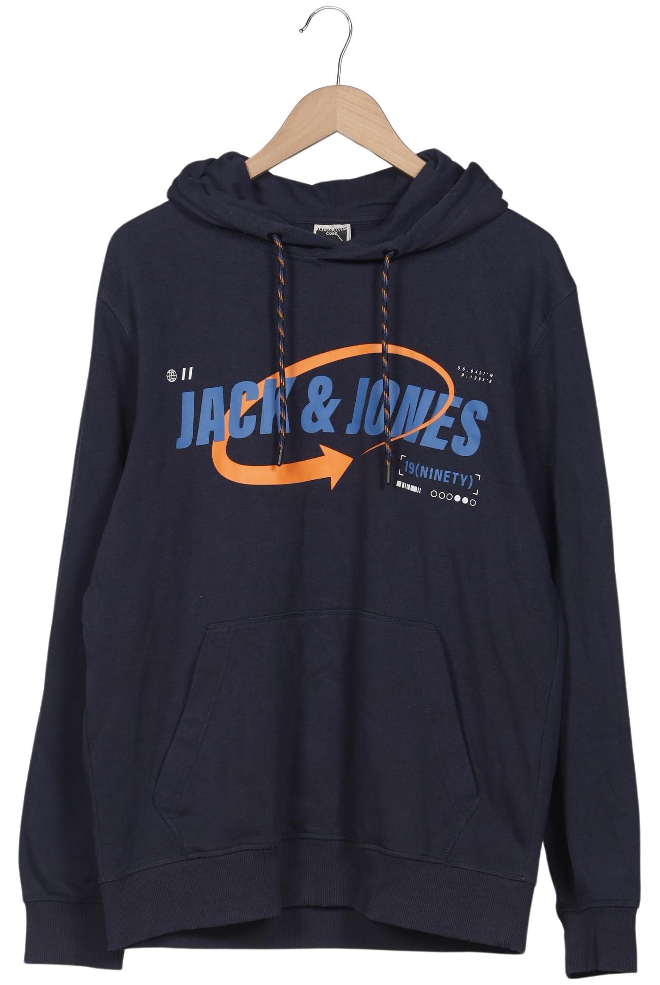 

Jack & Jones Herren Kapuzenpullover, marineblau, Gr. 54