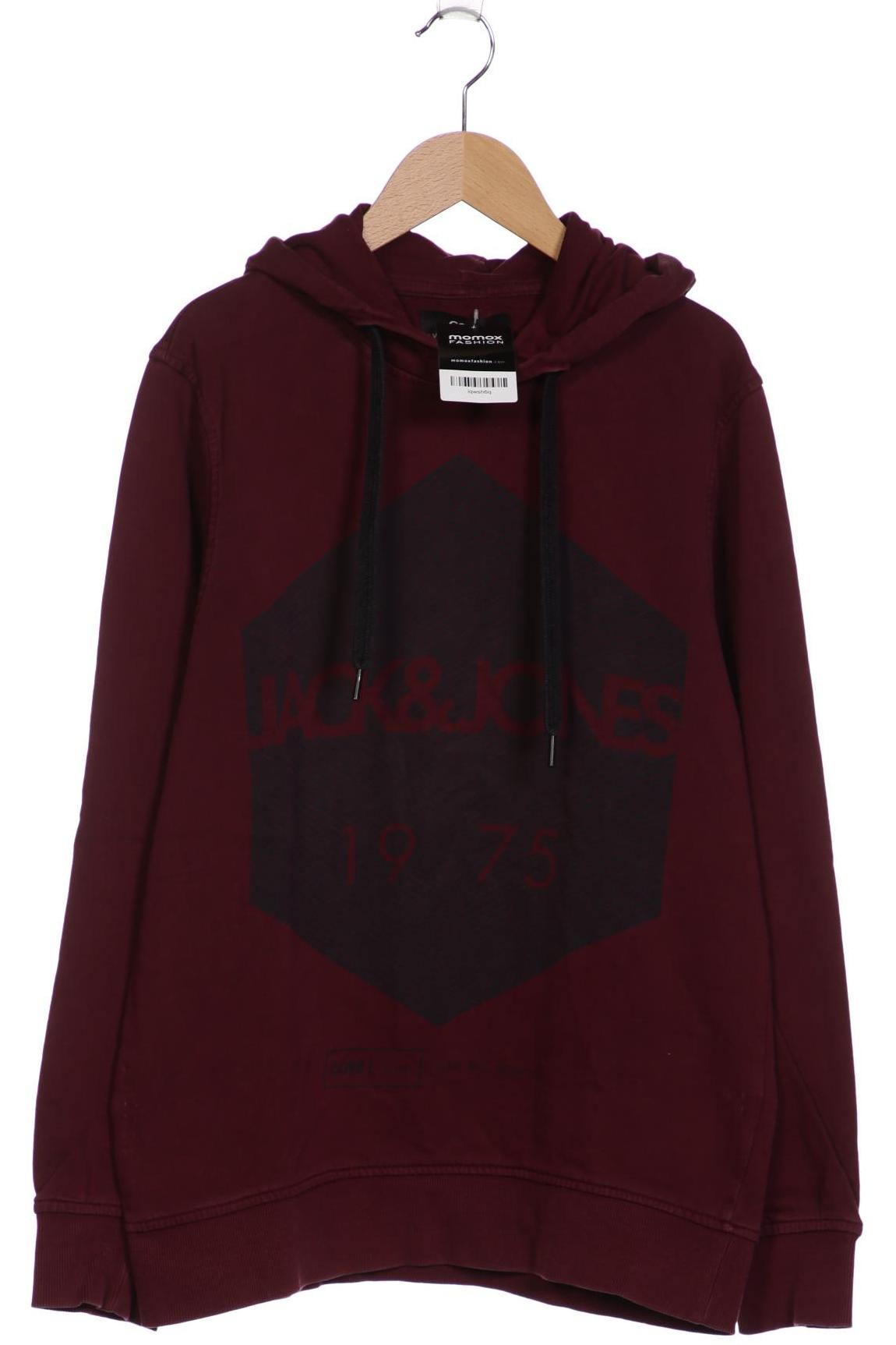 

Jack & Jones Herren Kapuzenpullover, bordeaux, Gr. 46
