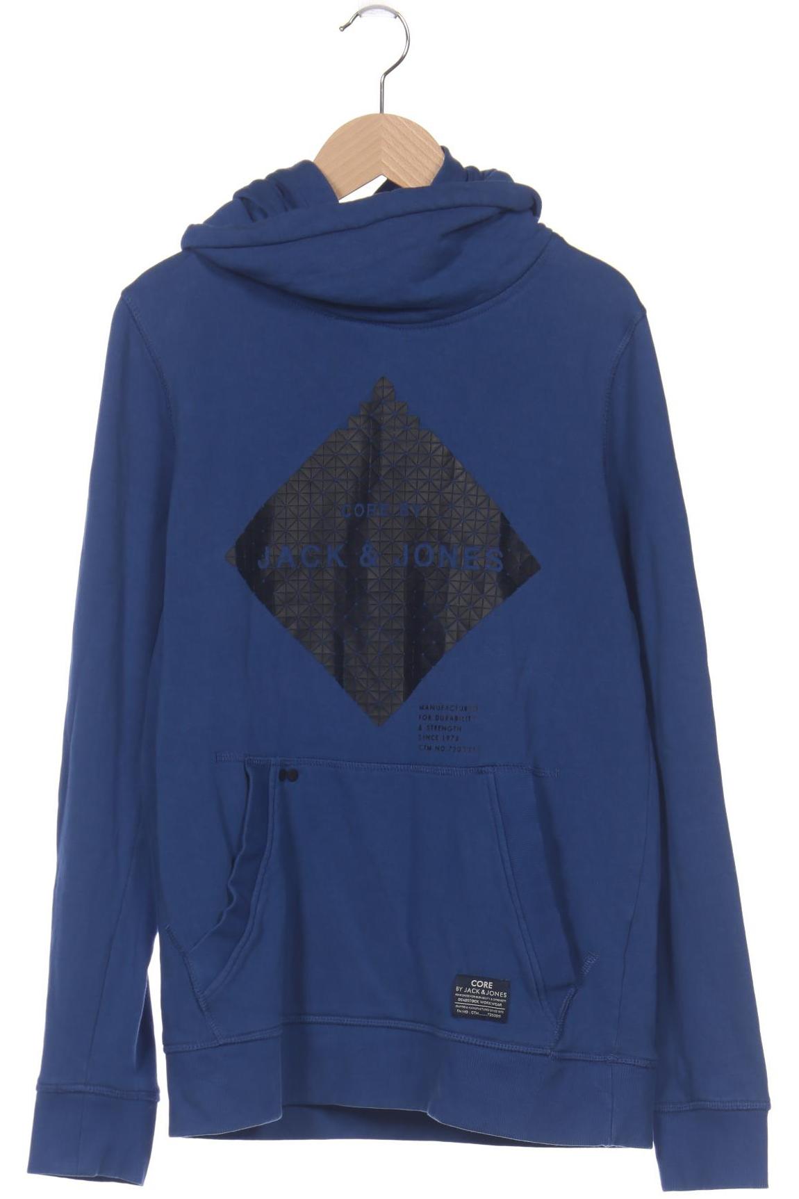

Jack & Jones Herren Kapuzenpullover, blau, Gr. 46