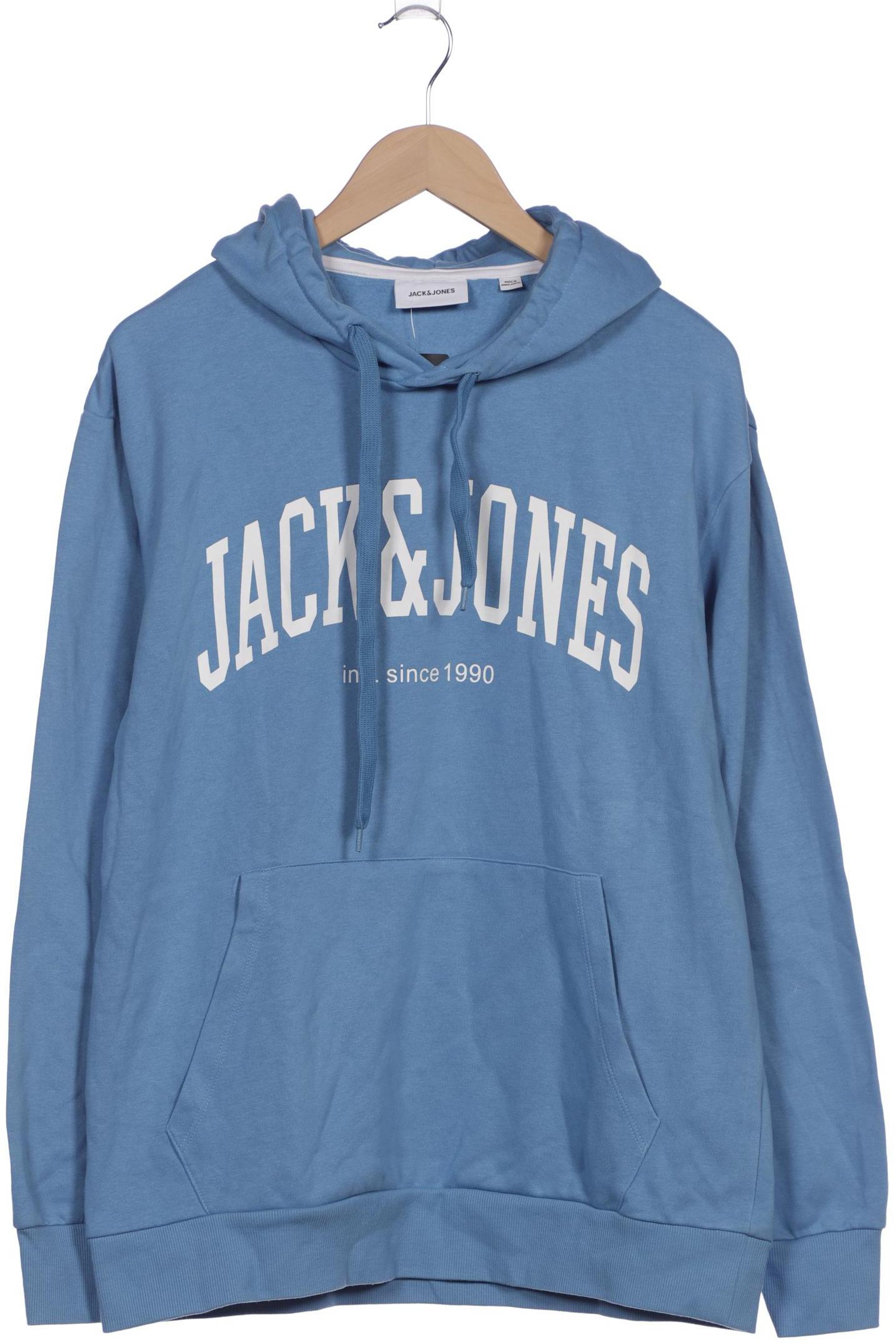

Jack & Jones Herren Kapuzenpullover, blau, Gr. 54