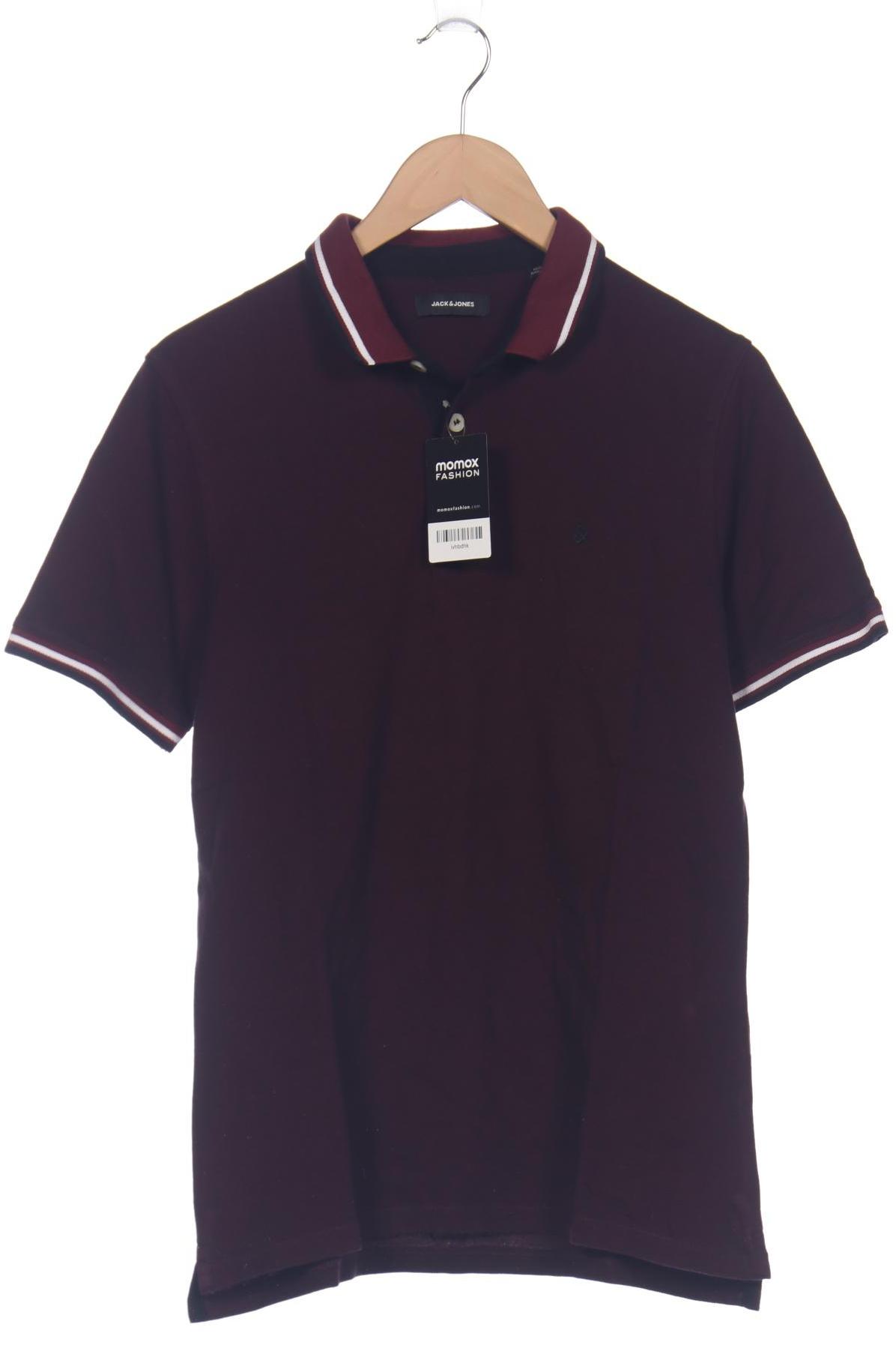 

Jack & Jones Herren Poloshirt, bordeaux, Gr. 52