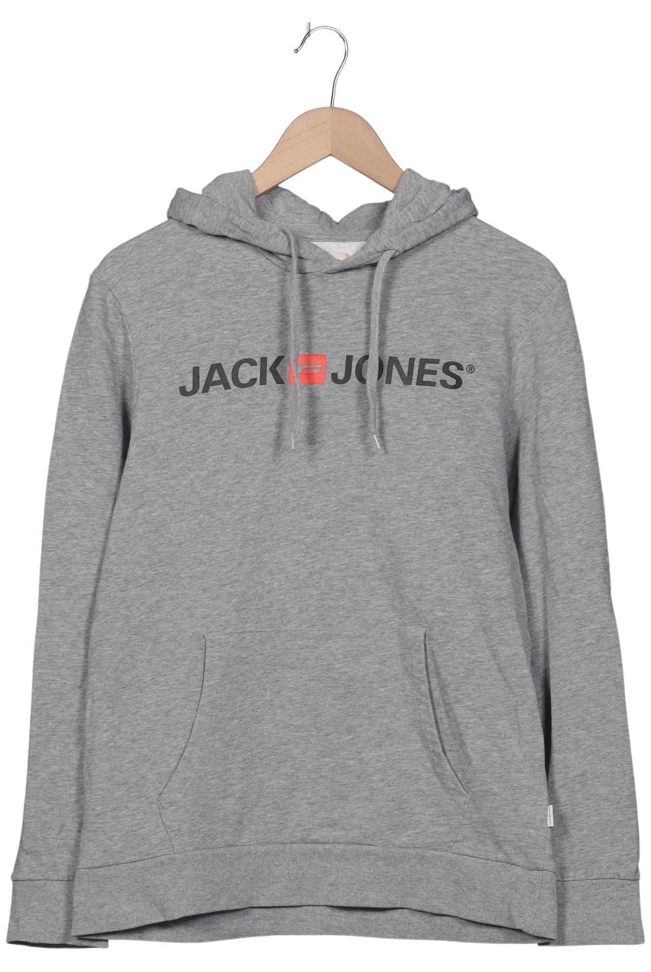 

Jack & Jones Herren Kapuzenpullover, grau, Gr. 48