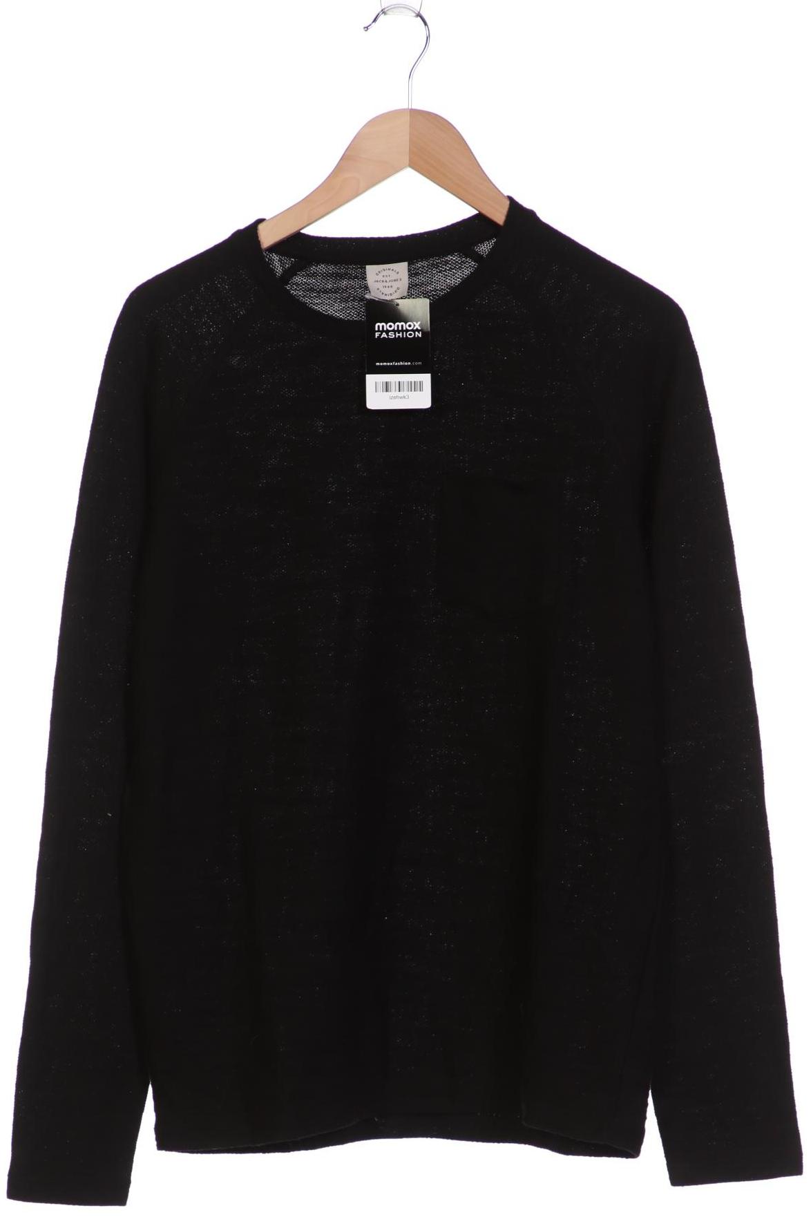 

JACK & JONES Herren Langarmshirt, schwarz