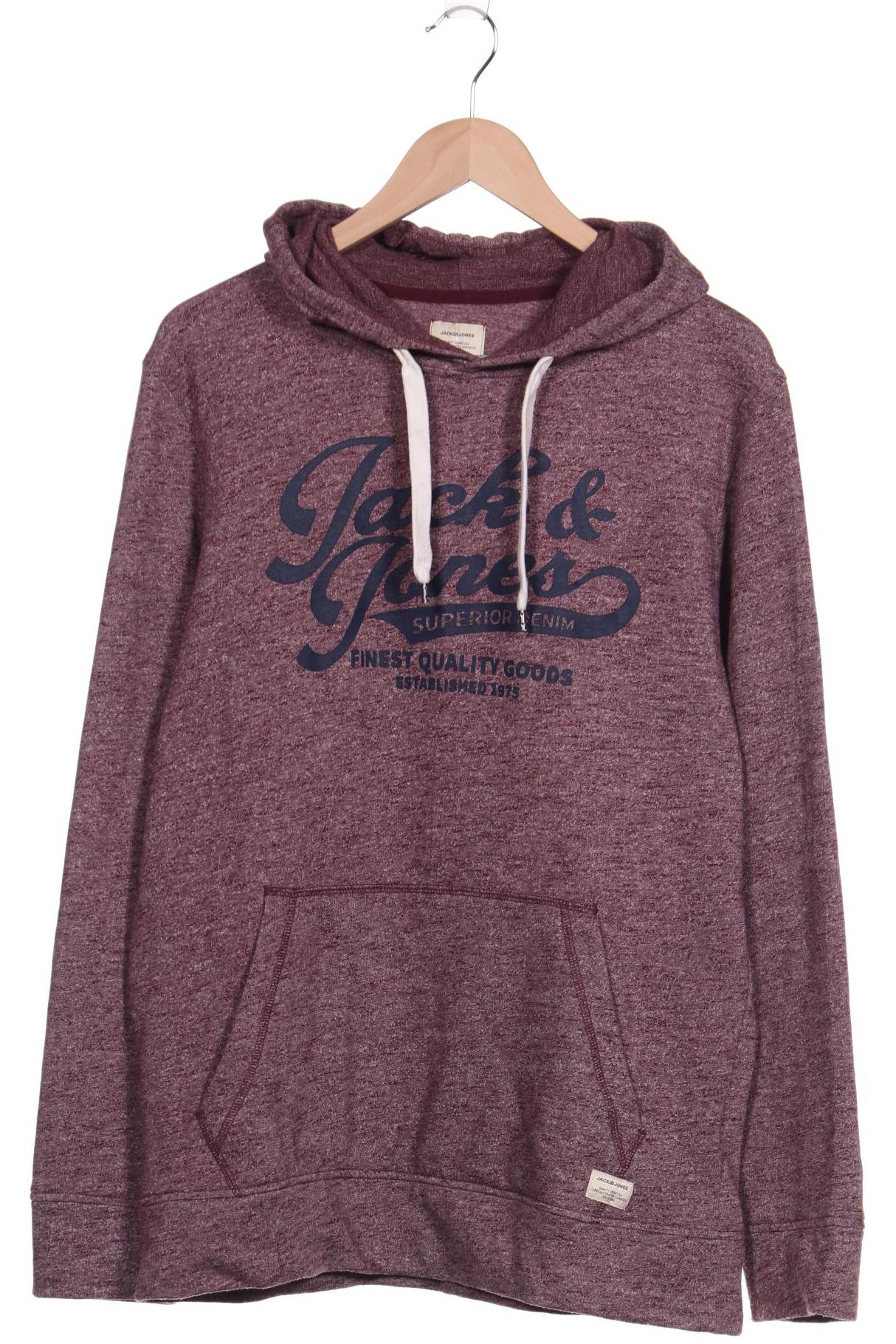 

JACK & JONES Herren Kapuzenpullover, bordeaux