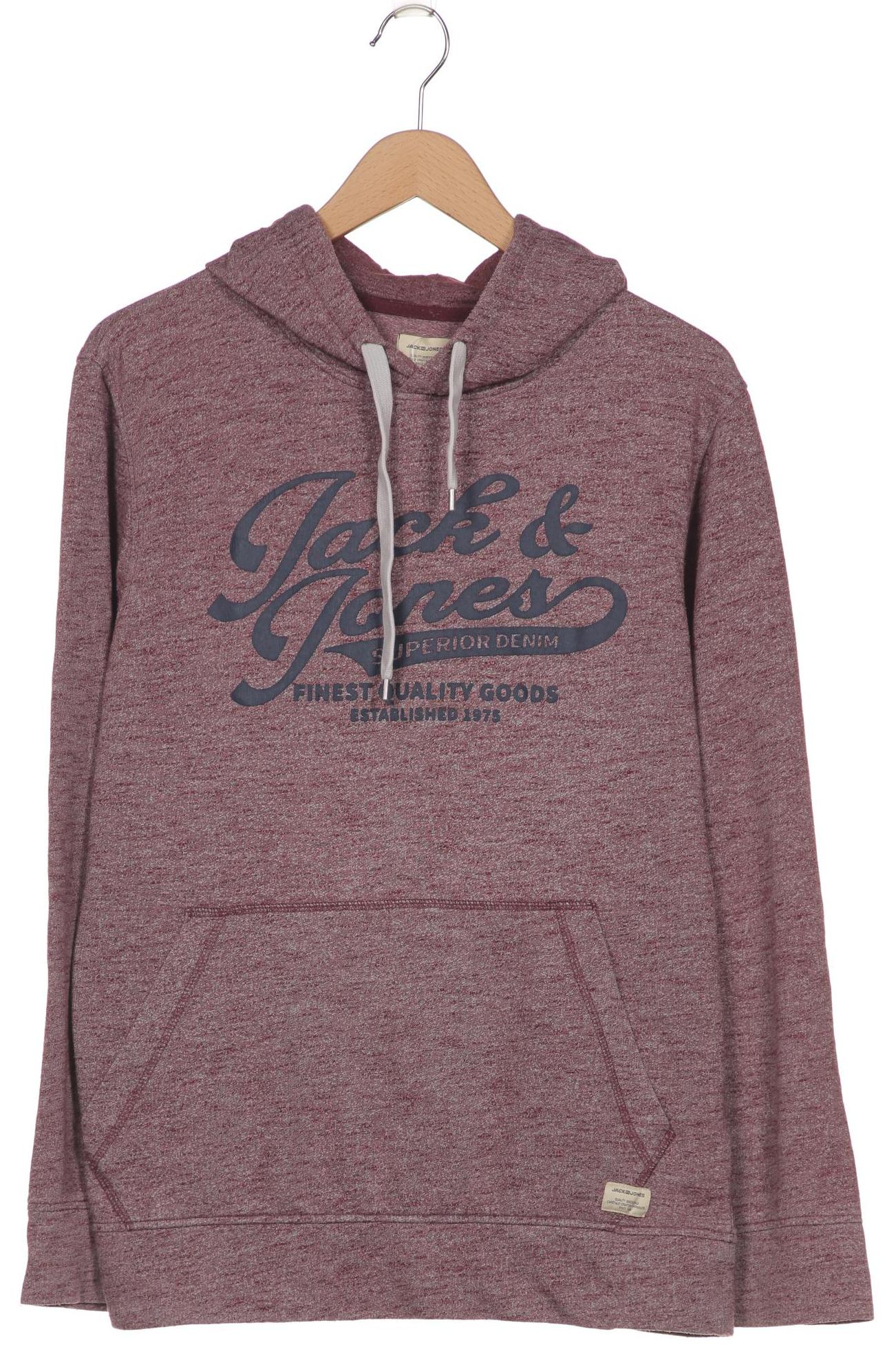 

Jack & Jones Herren Kapuzenpullover, bordeaux, Gr. 48