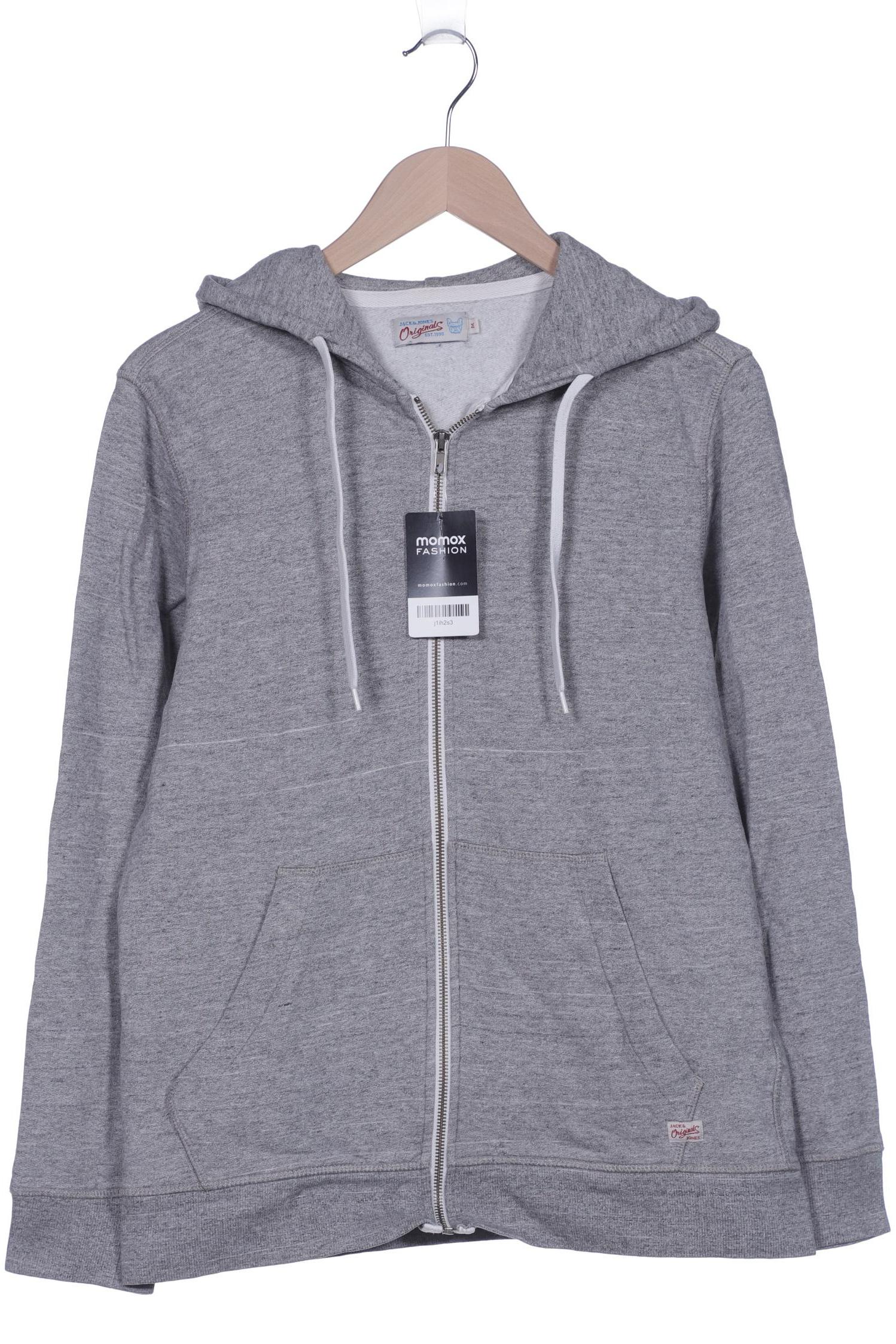 

JACK & JONES Herren Kapuzenpullover, grau