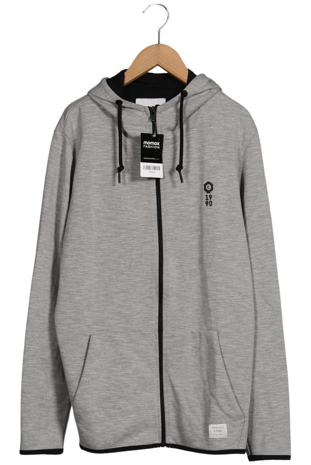 

Jack & Jones Herren Kapuzenpullover, grau, Gr. 48