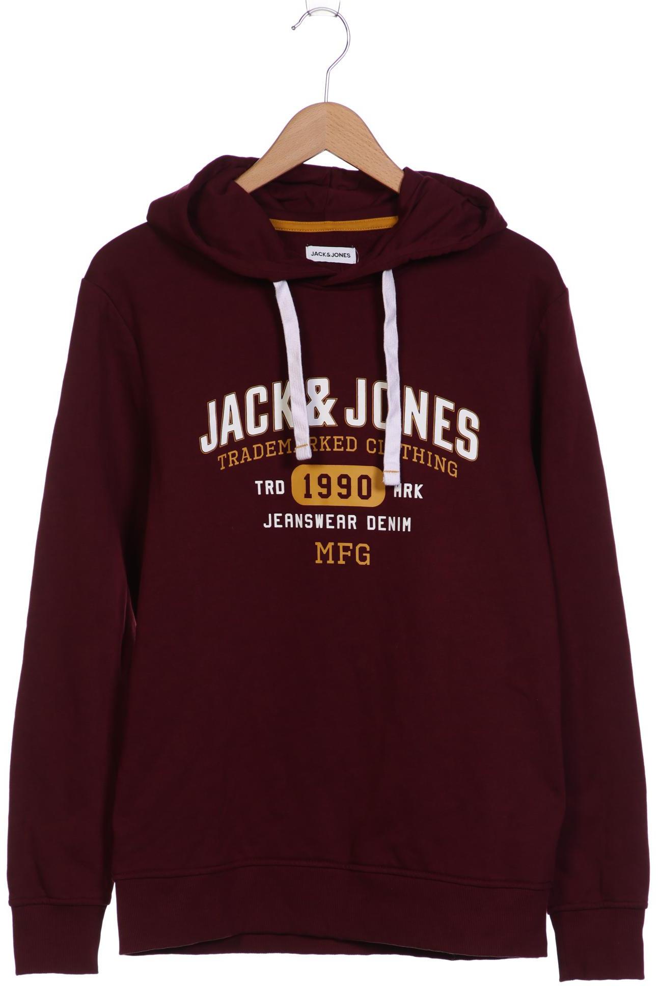 

JACK & JONES Herren Kapuzenpullover, bordeaux