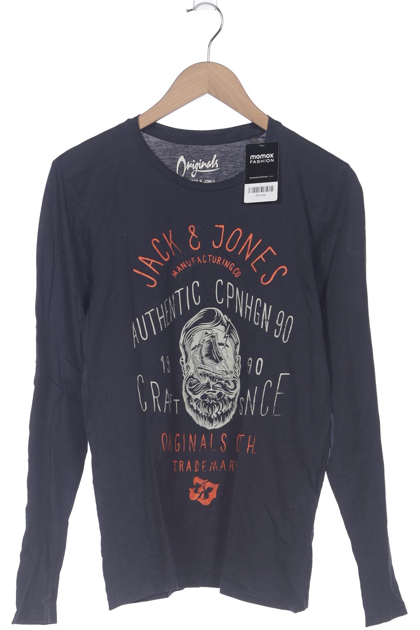 

Jack & Jones Herren Langarmshirt, marineblau, Gr. 46